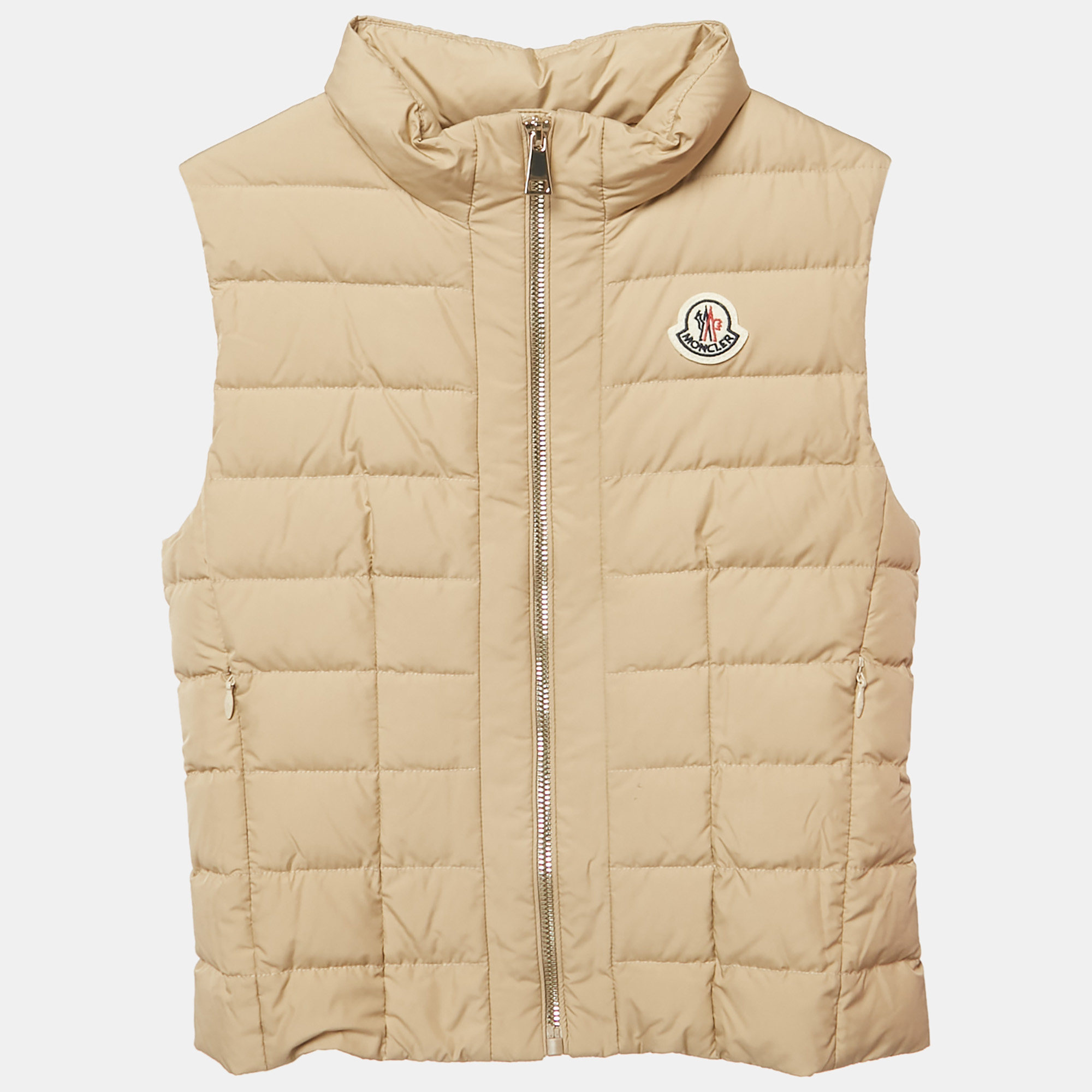 

Moncler Beige Synthetic Down Gilet 10Yrs