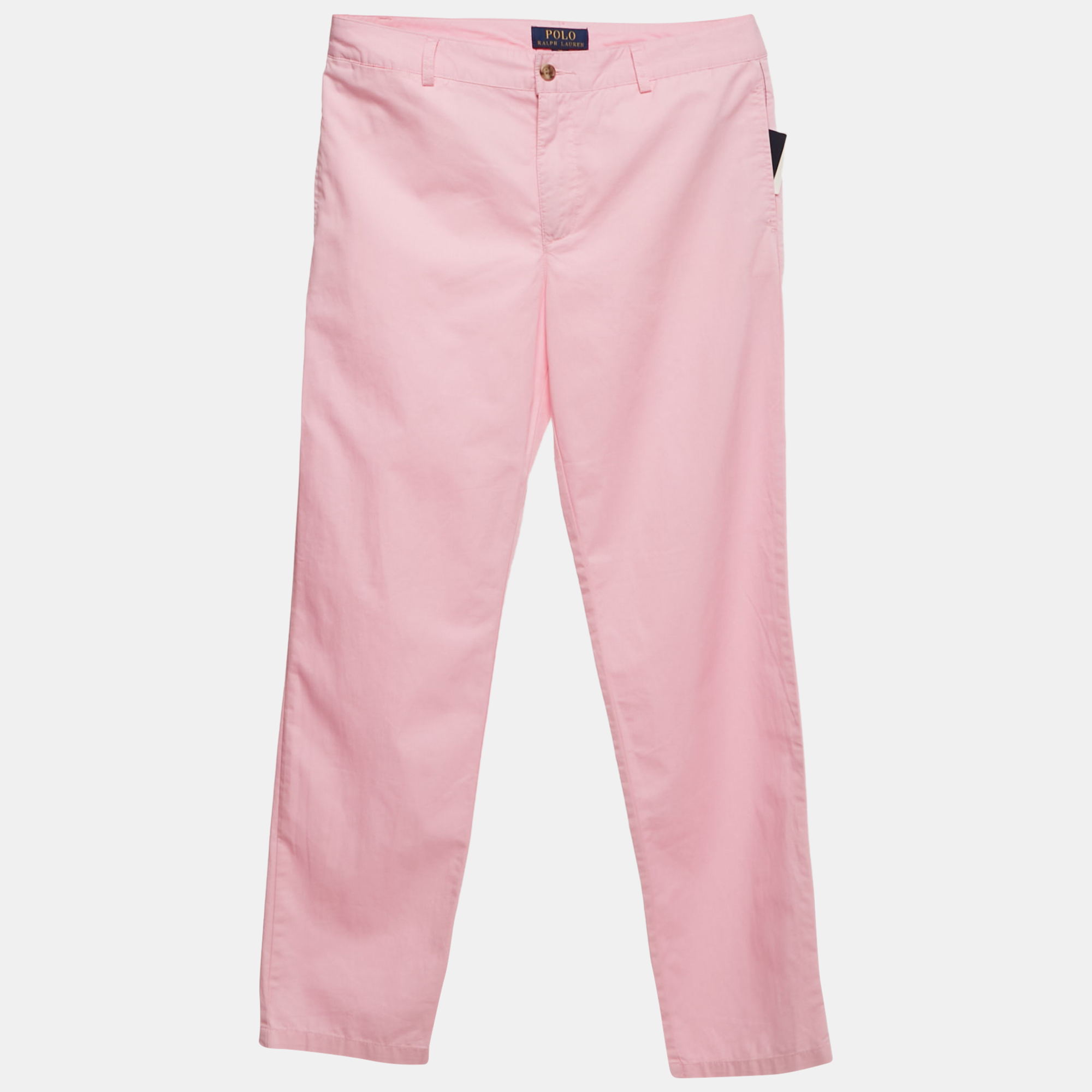 

Polo Ralph Lauren Boys Pink Logo Embroidered Cotton Trousers 20 Yrs