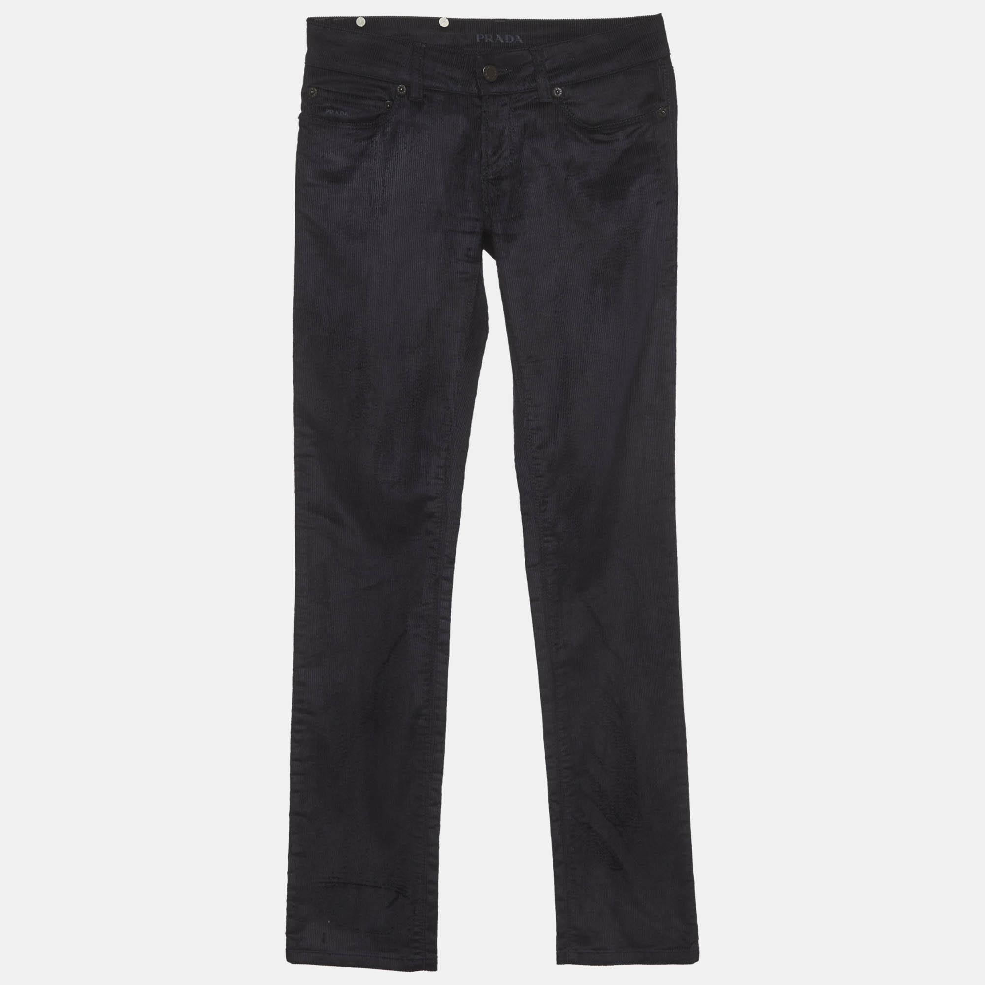 

Prada Kids Navy Blue Corduroy Jeans 12 Yrs/Waist 28"
