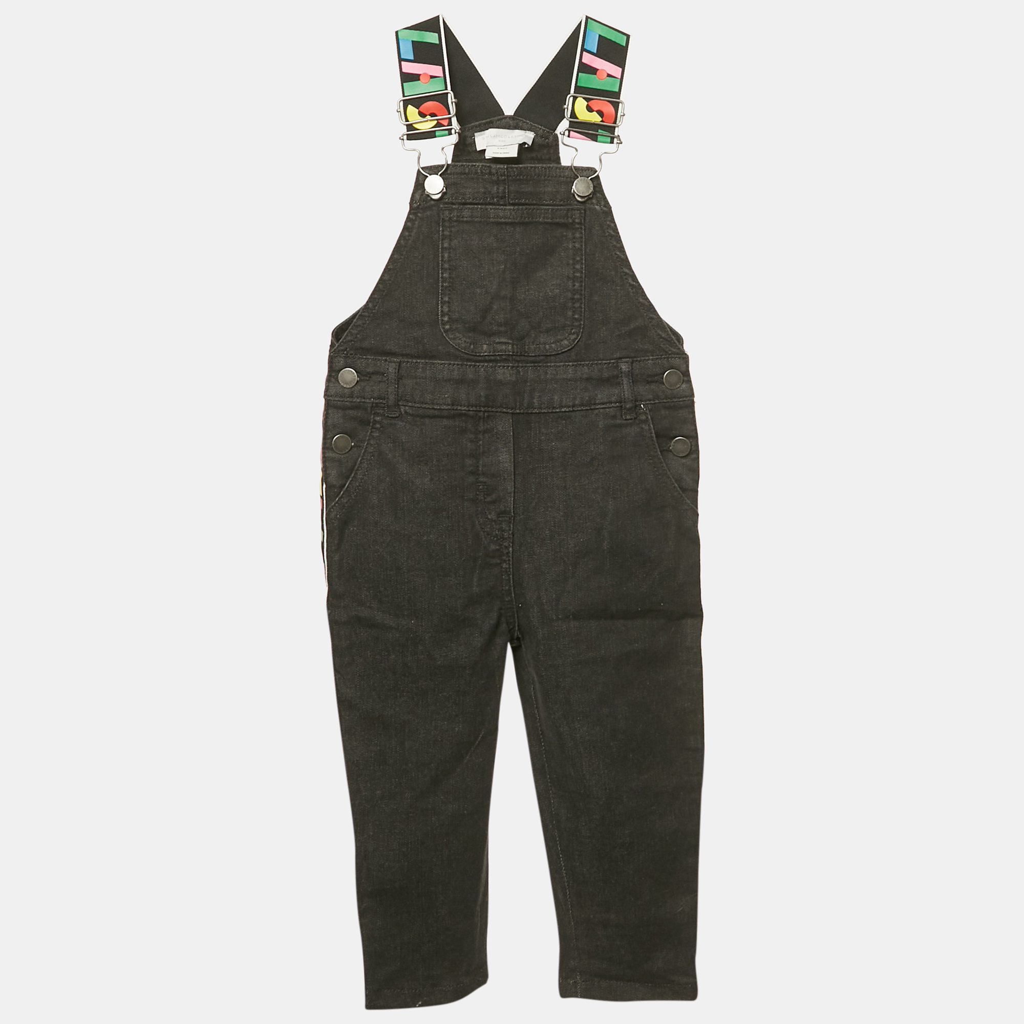 

Stella McCartney Kids Black Denim Jumpsuit 3 Yrs