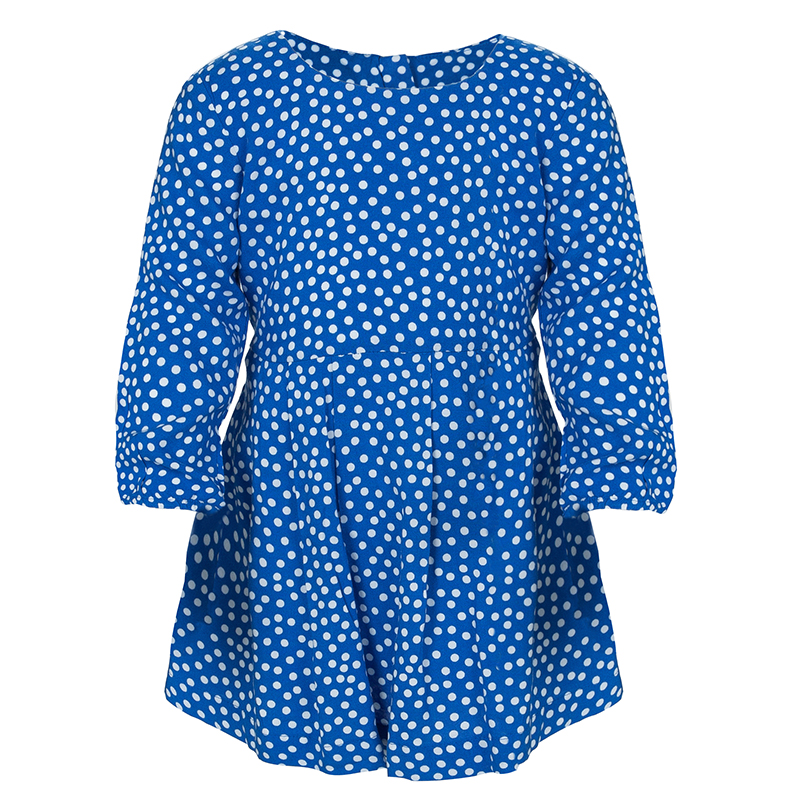 Tommy Hilfiger Blue Polka Dotted Dress and Bloomer Set 12 Months