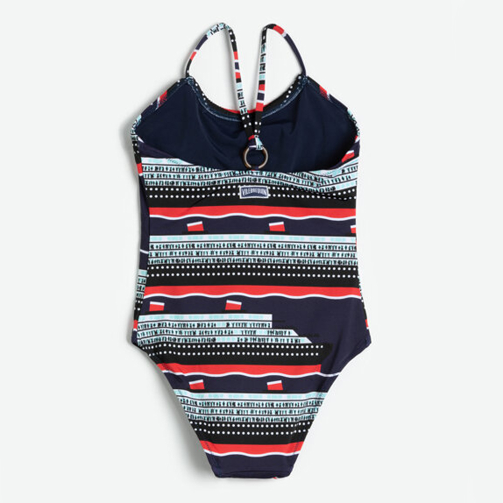 

Vilebrequin Blue Gazette Printed One Piece Kids Swimsuit 10YRS (Available for UAE Customers Only