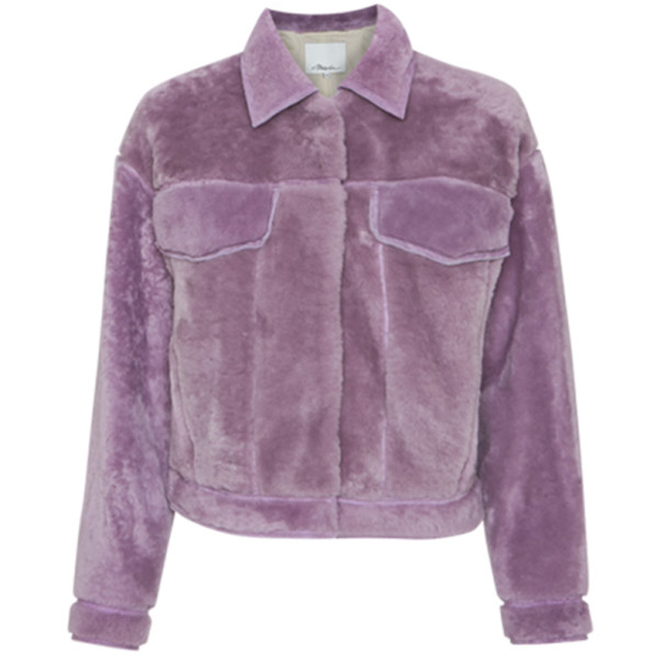 Pre Owned 3.1 Phillip Lim Lilac Shearling Jacket M