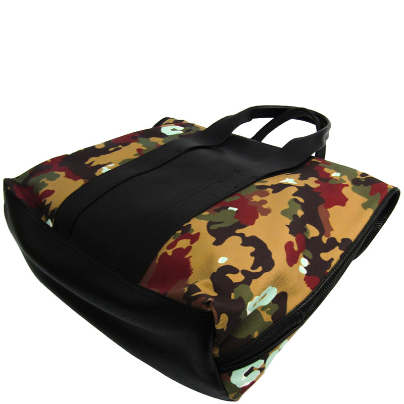 

3.1 Phillip Lim Multicolor Camouflage Canvas/Leather 31 Hour Bag