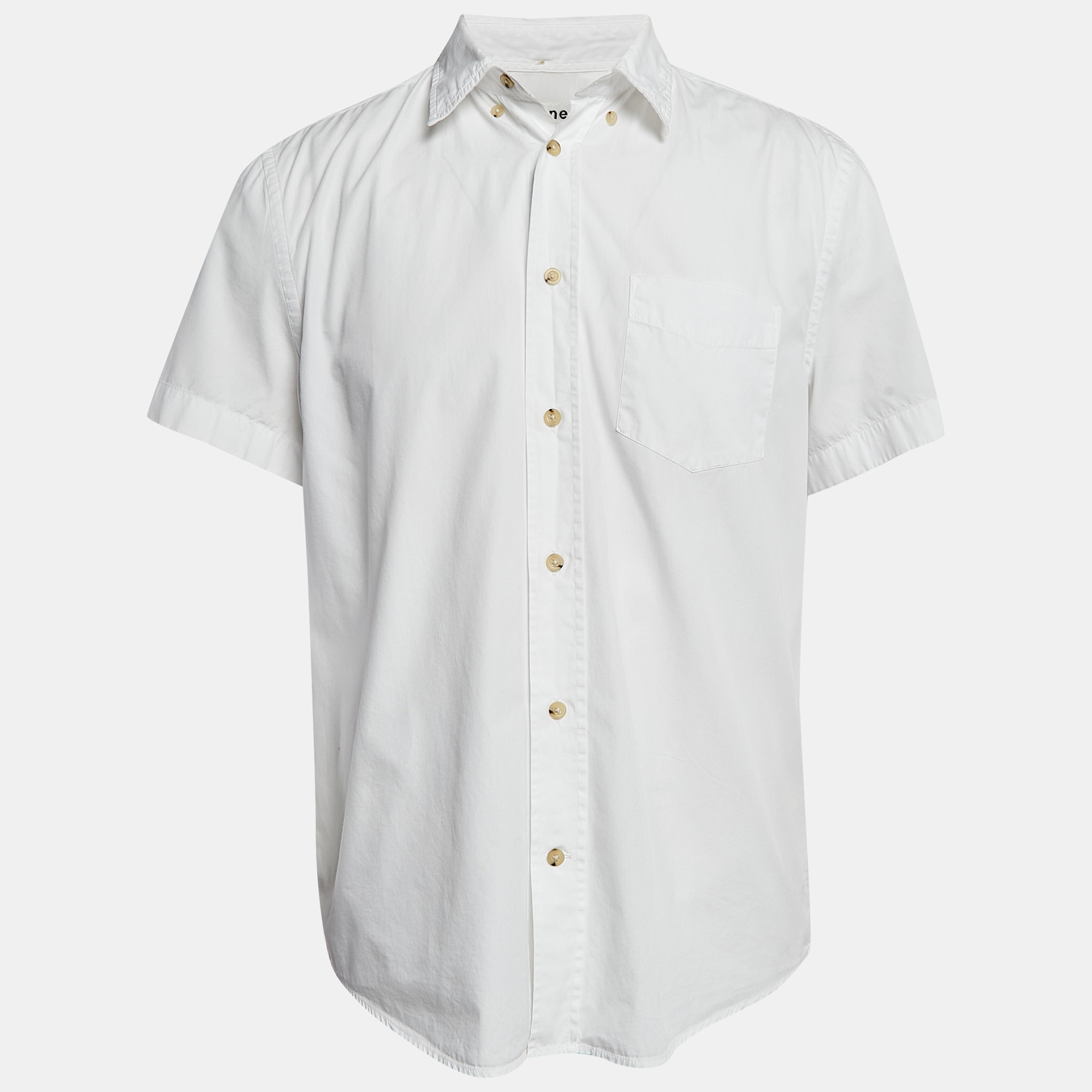 

Acne Studios White Cotton Short Sleeve Shirt L