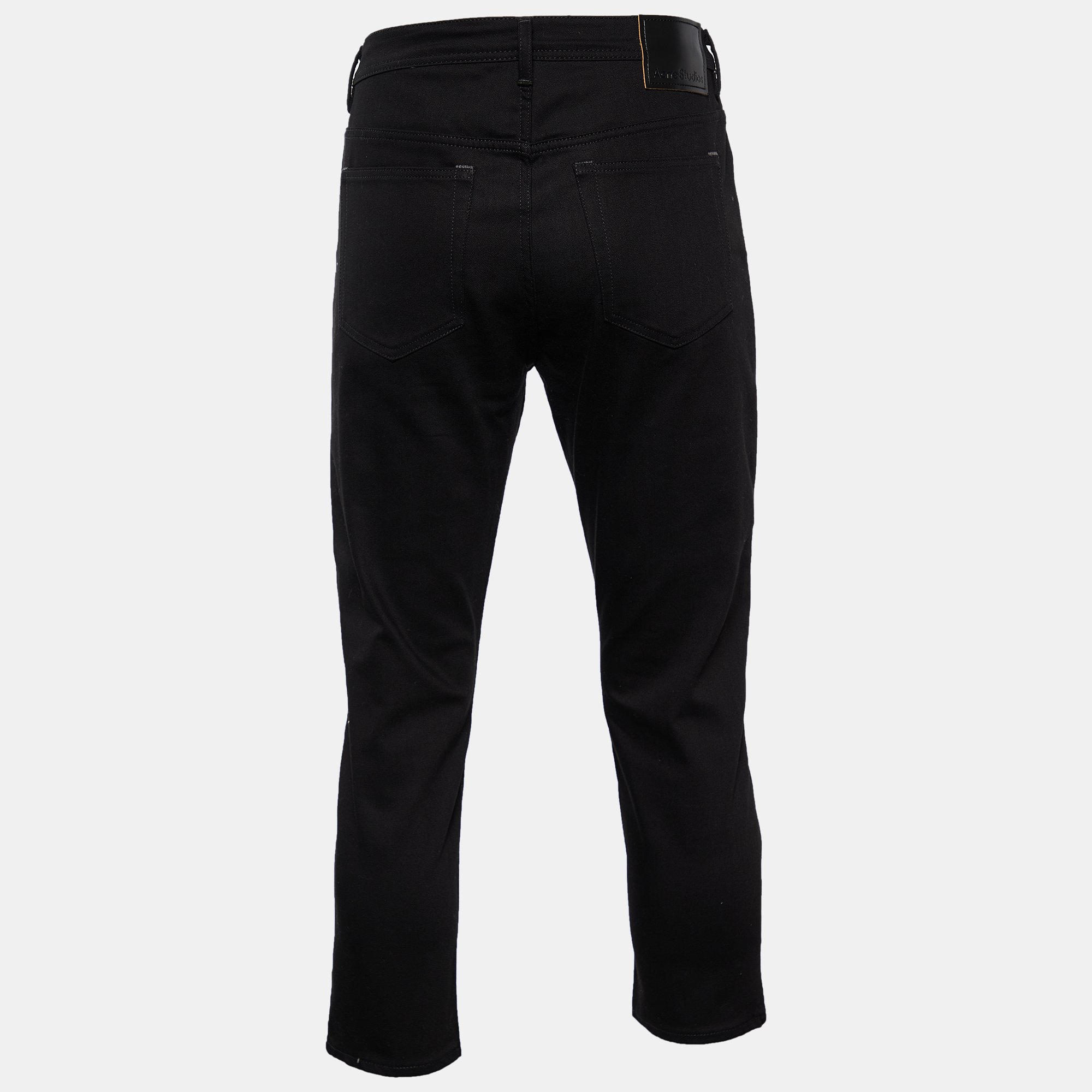 

Acne Studios Black Denim Straight Leg Jeans