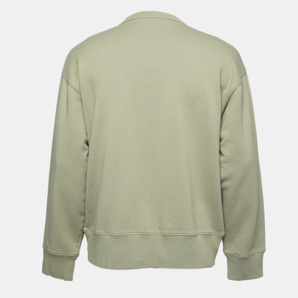 

Acne Studios Olive Green Cotton Sweatshirt
