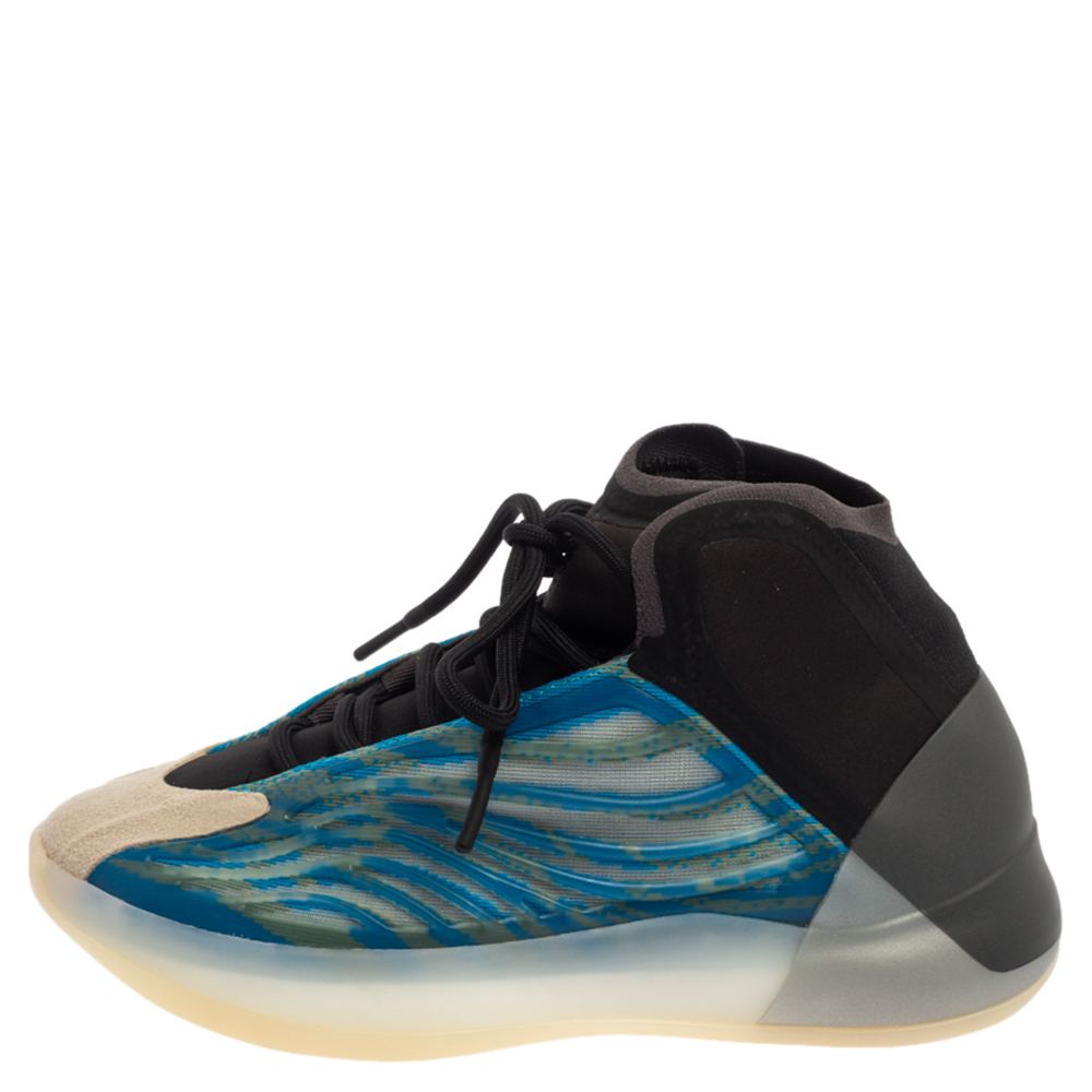 

Adidas Yeezy QNTM BSKTBL Frozen Blue Sneakers Size EU  2/3 US 6