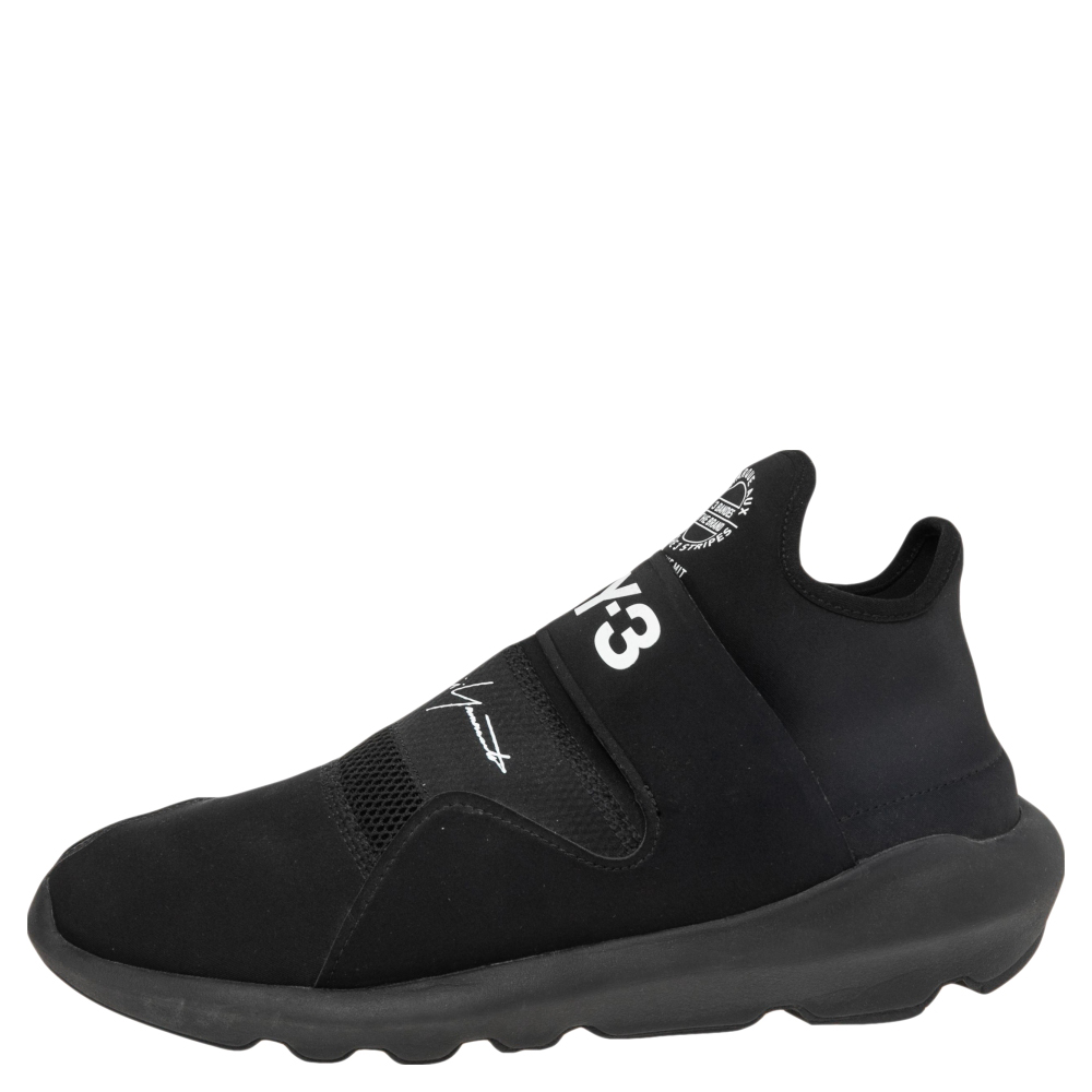 

Y3 x Adidas Black Fabric And Mesh Suberou Sneakers Size