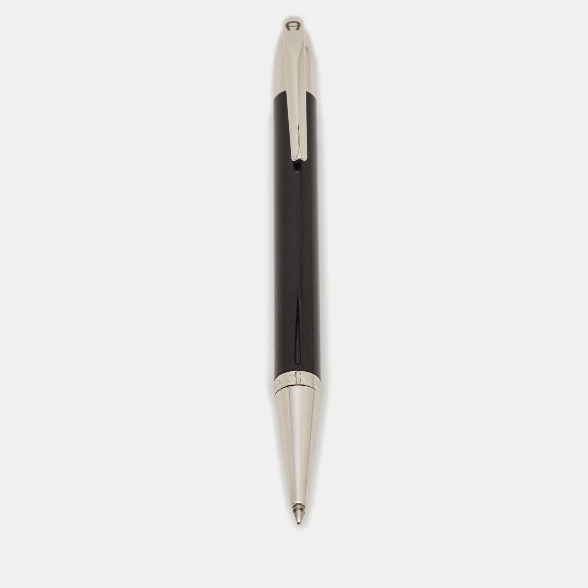 

Aigner Resin Silver Tone Ballpoint Pen