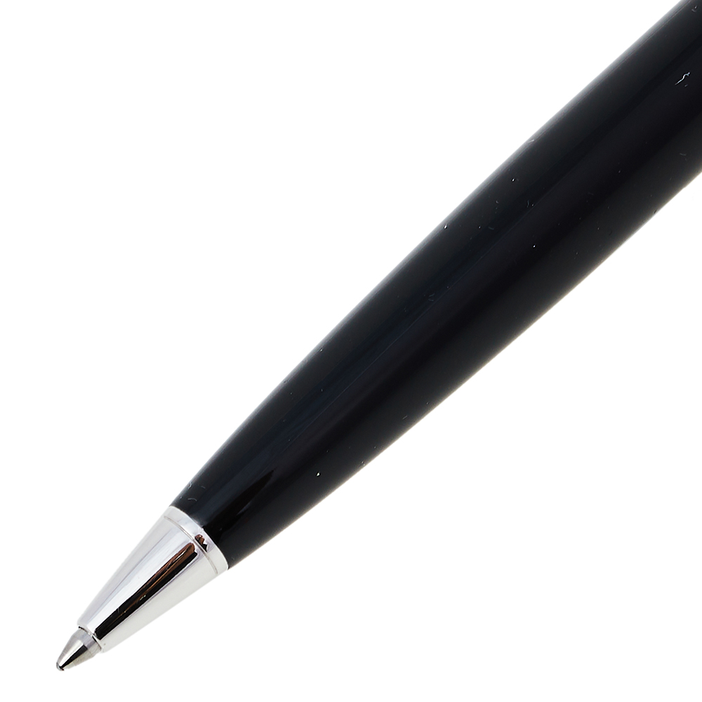 

Aigner Black Resin Silver Tone Ballpoint Pen