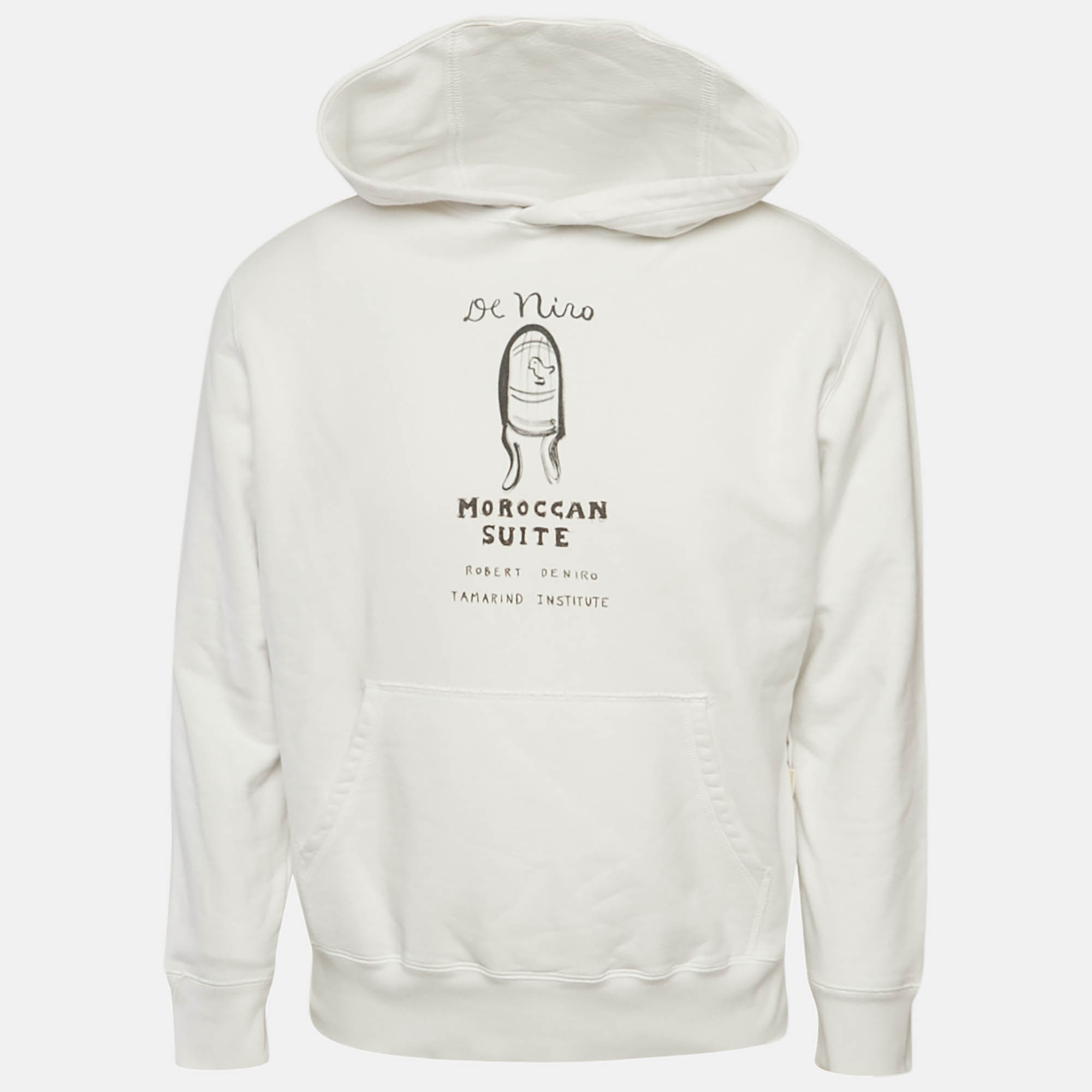 

Aimé Leon Dore x Robert De Niro Sr. White Graphic Print Jersey Pullover M