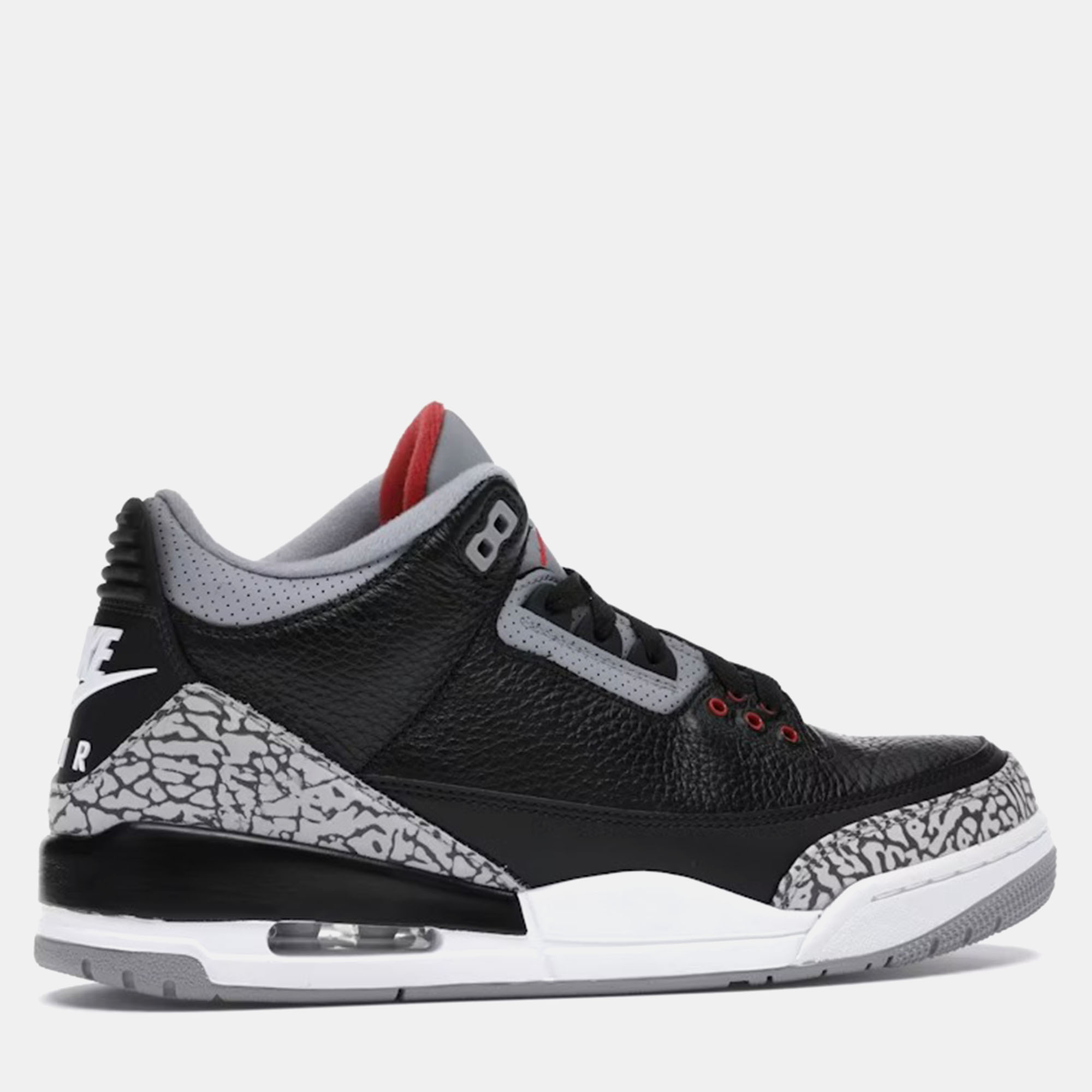 

Air Jordan Black Jordan 3 Retro Black Cement (2018) Sneaker Size EU