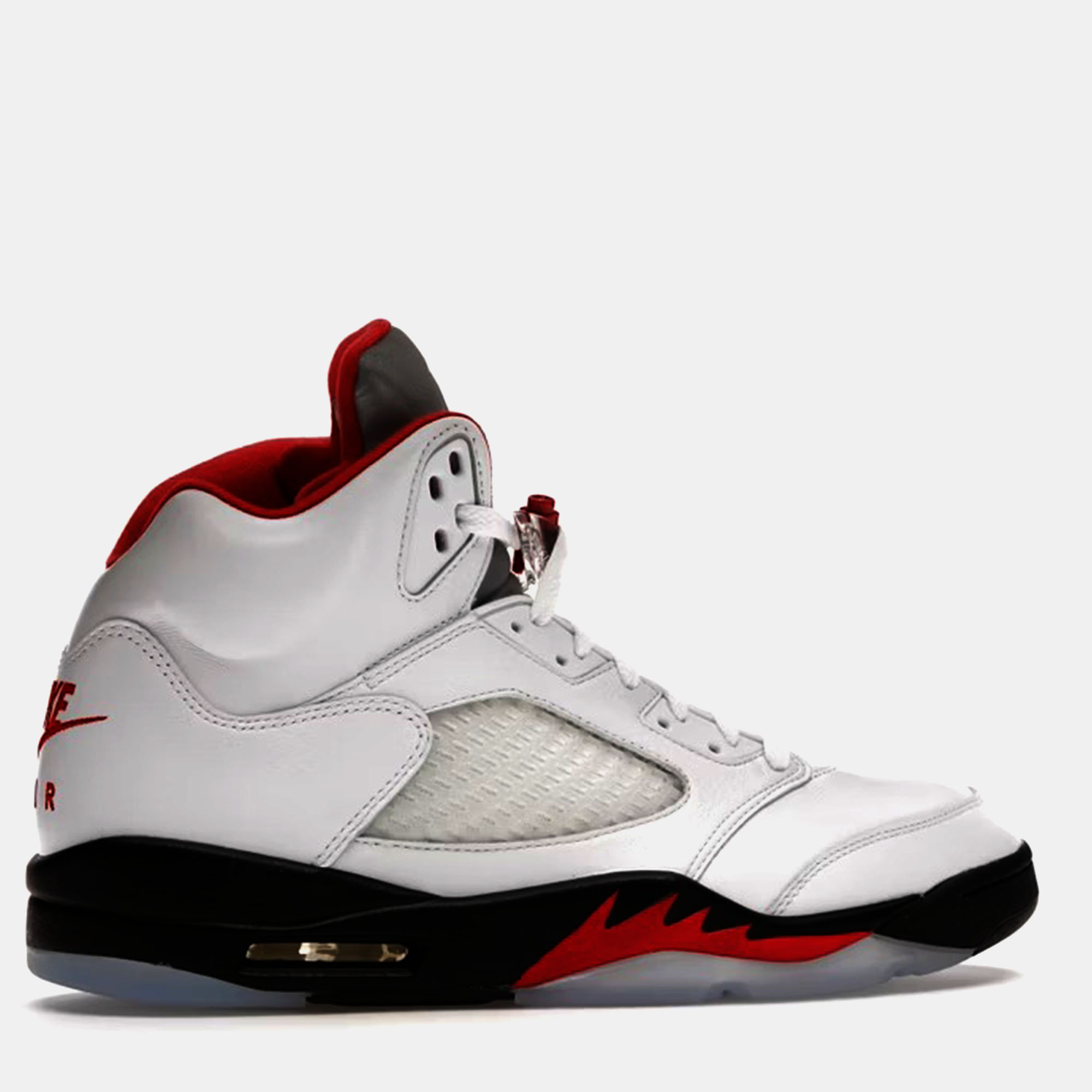 

Air Jordan Red Jordan 5 Retro Fire Red Silver Tongue (2020) Sneakerize EU, White