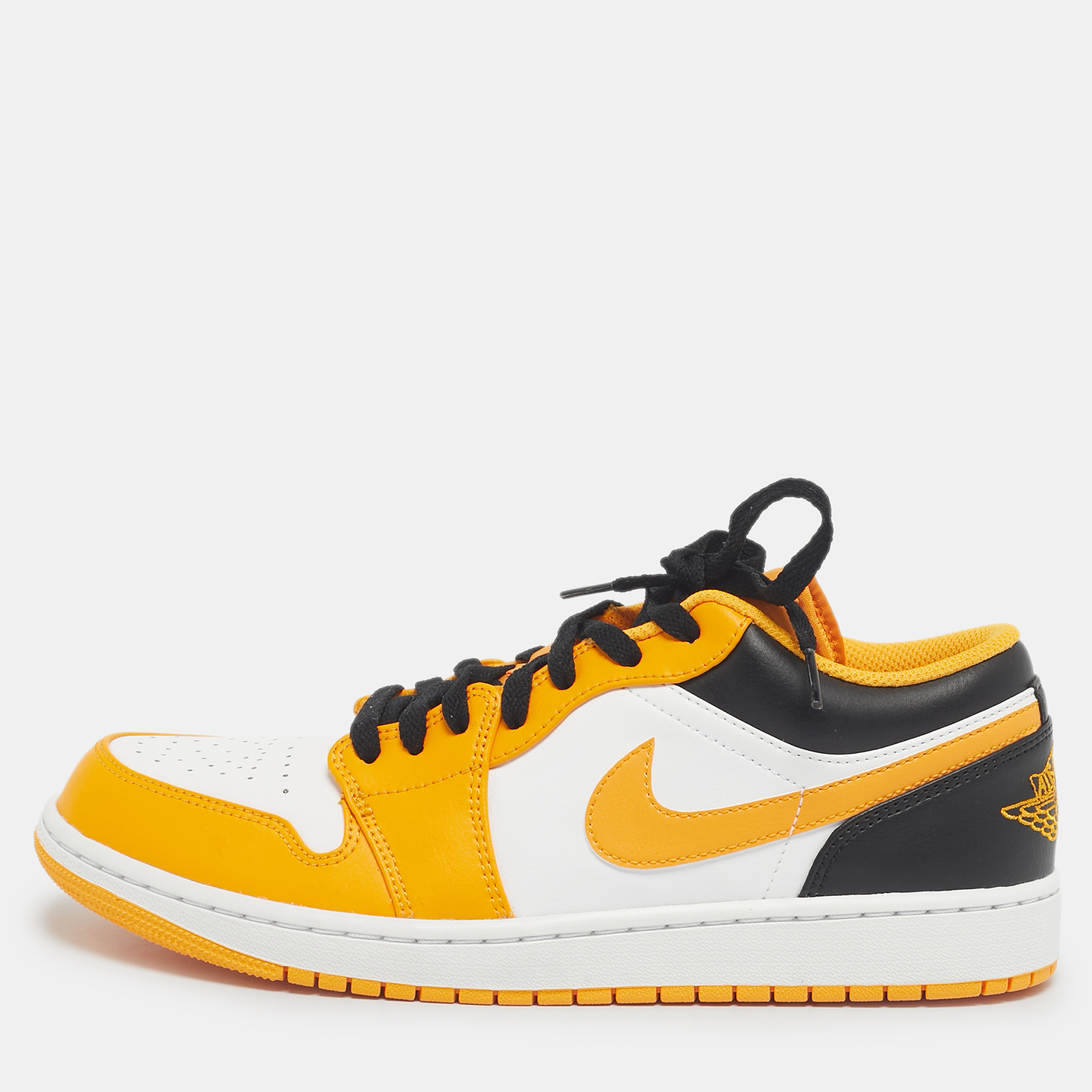 

Air Jordans Multicolor Leather Jordan 1 Low Taxi Sneakers Size 43