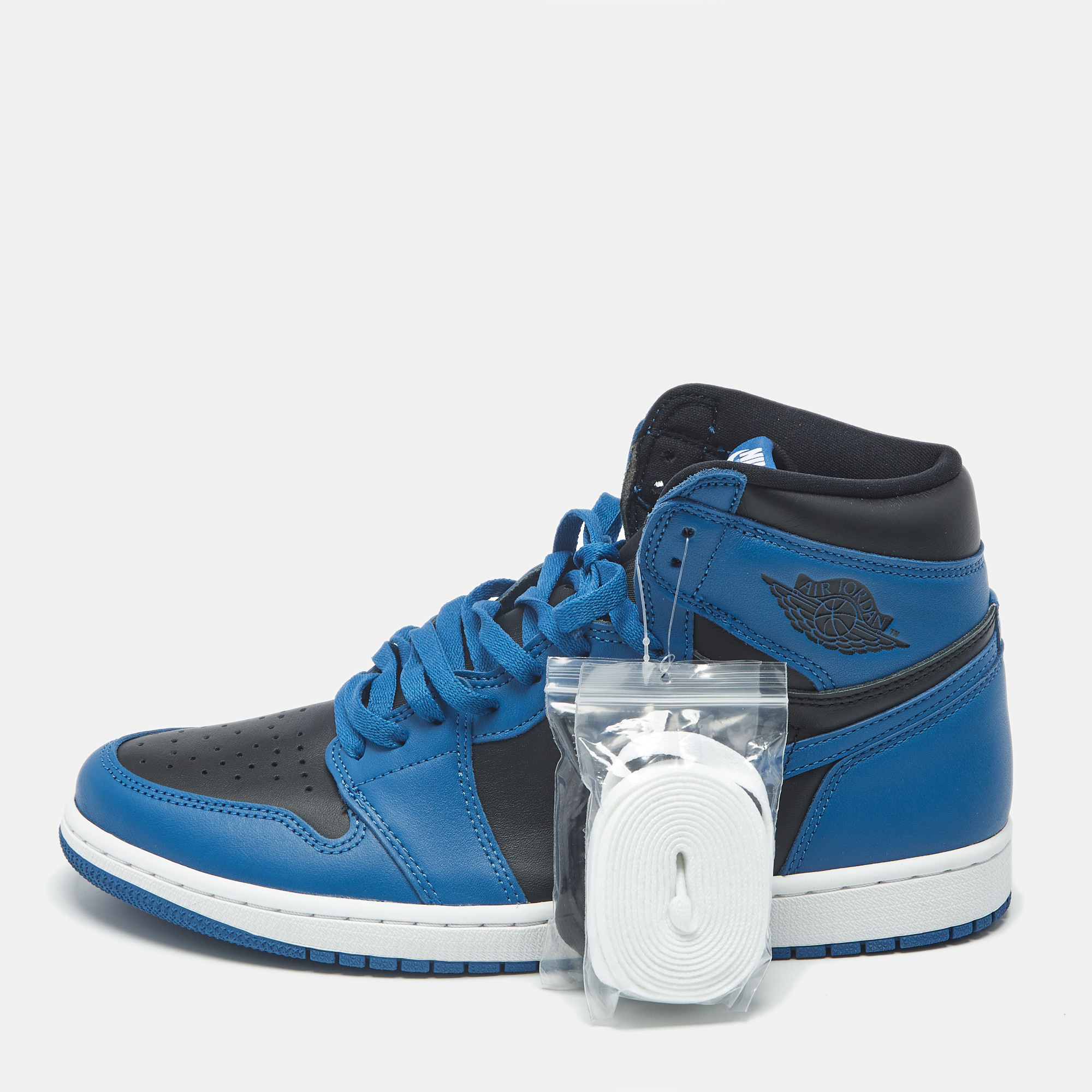 

Air Jordans Jordan 1 Retro OG Dark Marina Blue Size 45.5 Blue Leather High Top Sneakers