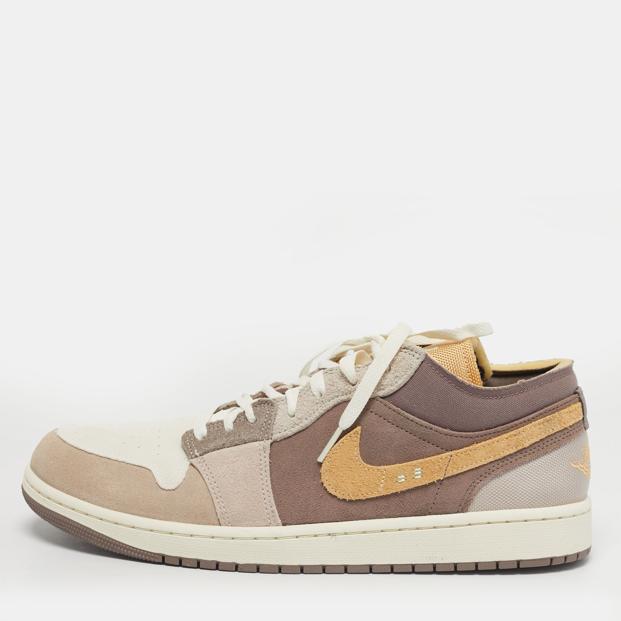 

Air Jordans 1 Low SE Craft Size 46 Multicolor Fabric and Suede Low Top Sneakers