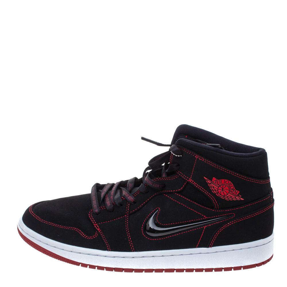 

Jordan 1 Mid Fearless Come Fly With Me Sneakers Size, Black