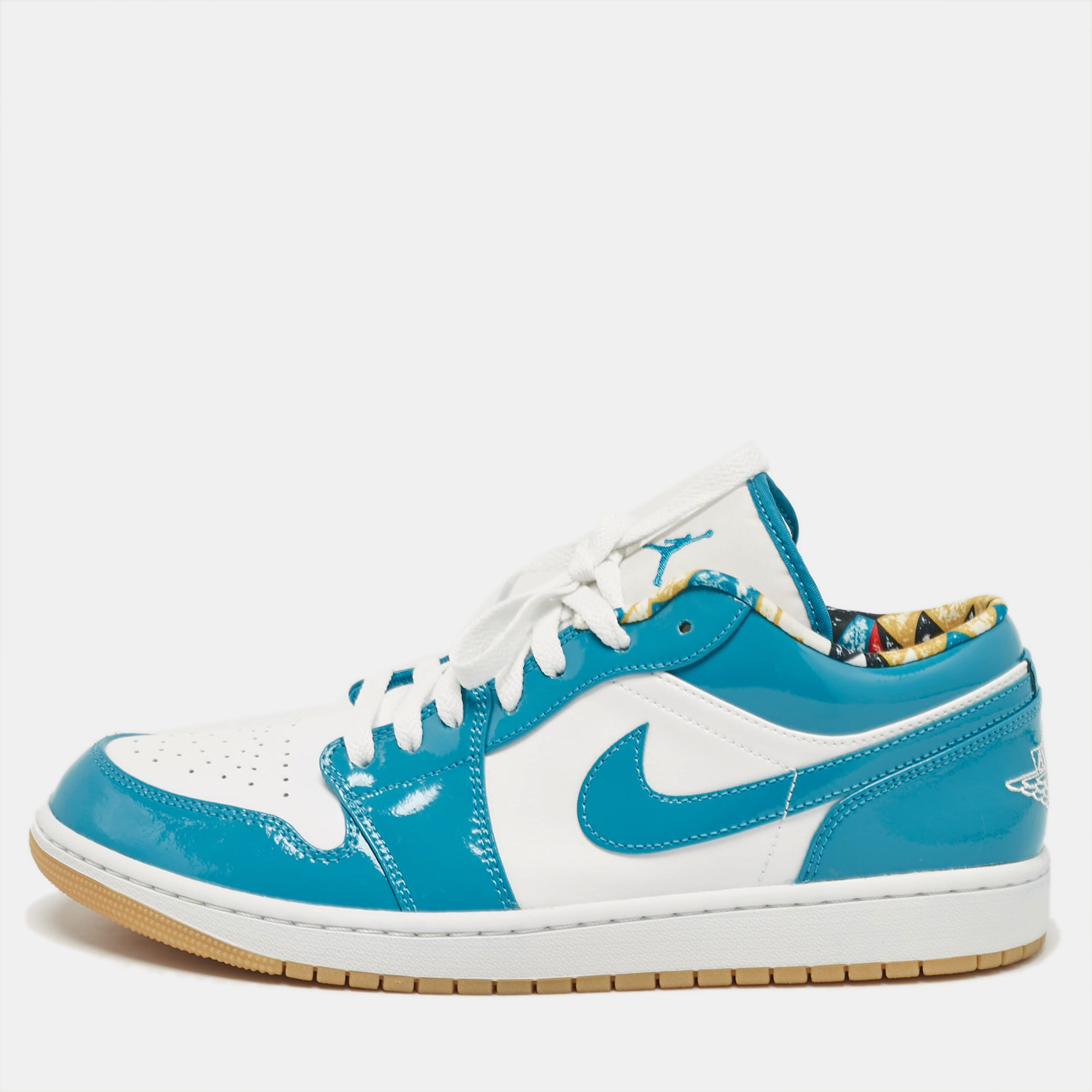 

Air Jordans Multicolor Leather Air Jordan 1 Low Top Sneakers Size