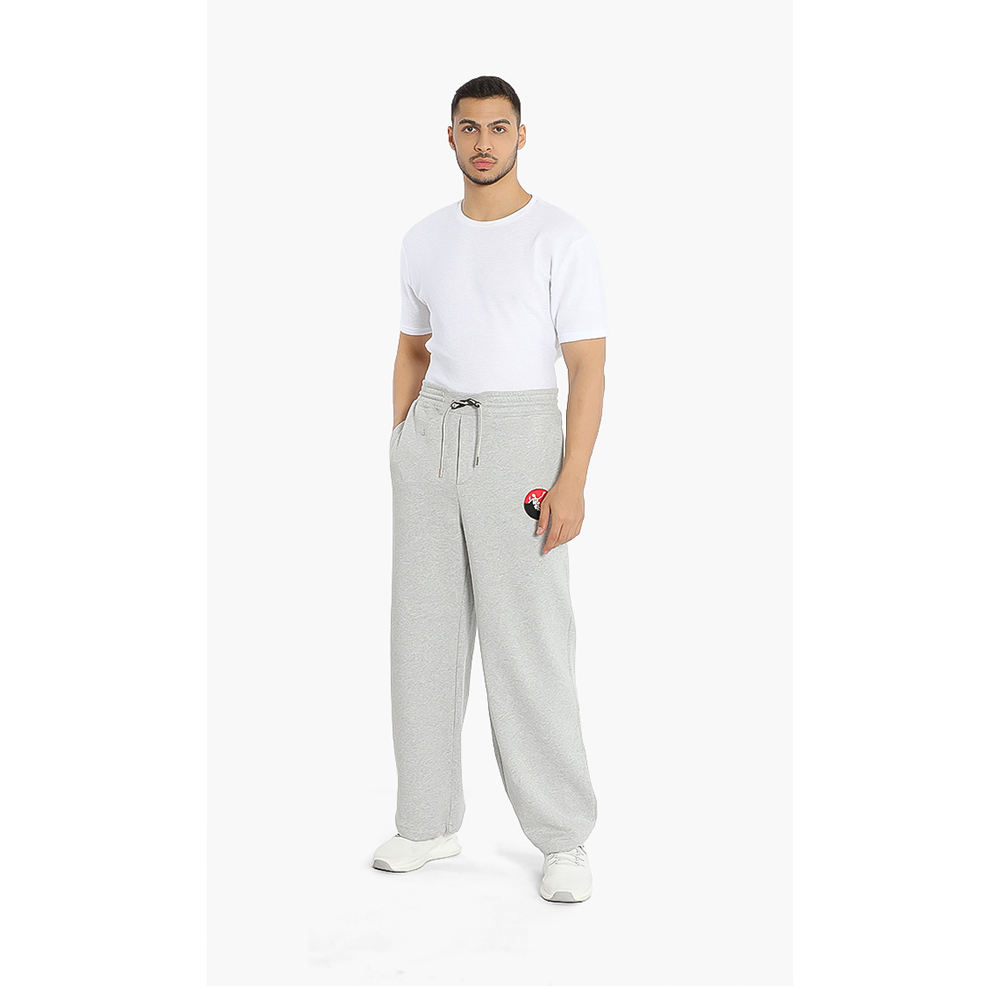 

Alexander McQueen Grey Embroidered Patch Sweatpants