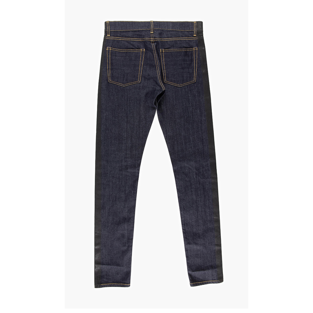 

Alexander McQueen Black Side Stream Skinny Jeans  (46