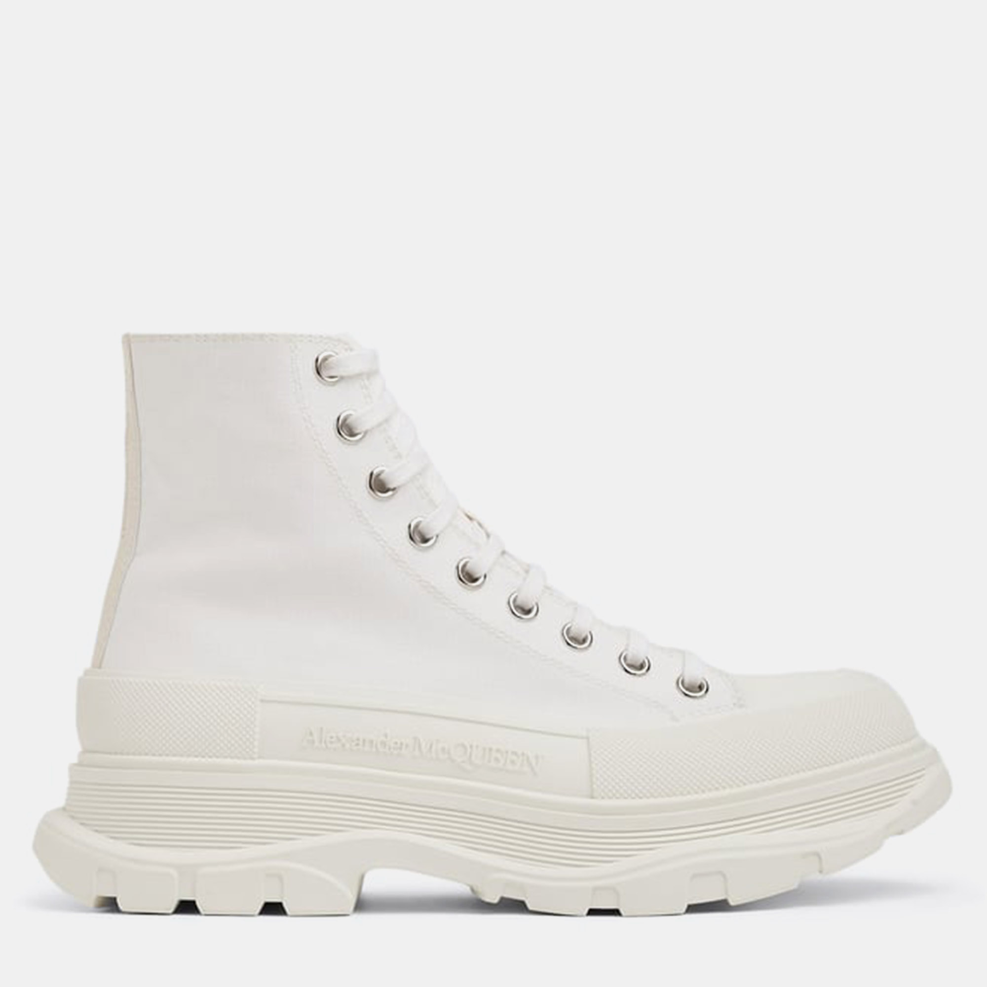

Alexander McQueen Tread Slick Boot Triple White Size 39