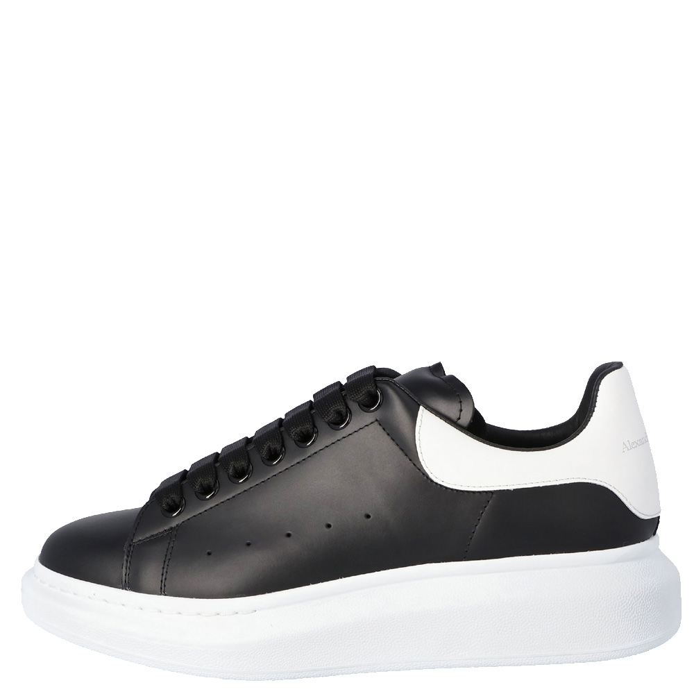 

Alexander McQueen Black Leather Oversized Low top Sneakers Size EU