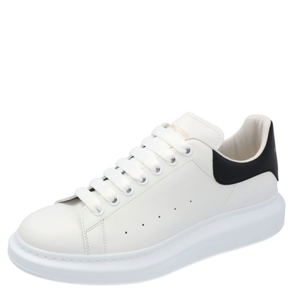 Pre-owned Alexander Mcqueen White Leather Oversized Sneakers Size Eu 43