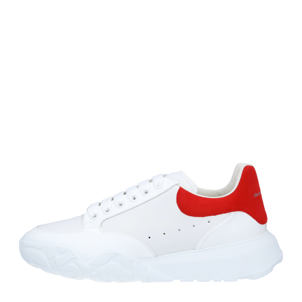 

Alexander McQueen White/Red Oversized Sneakers Size EU