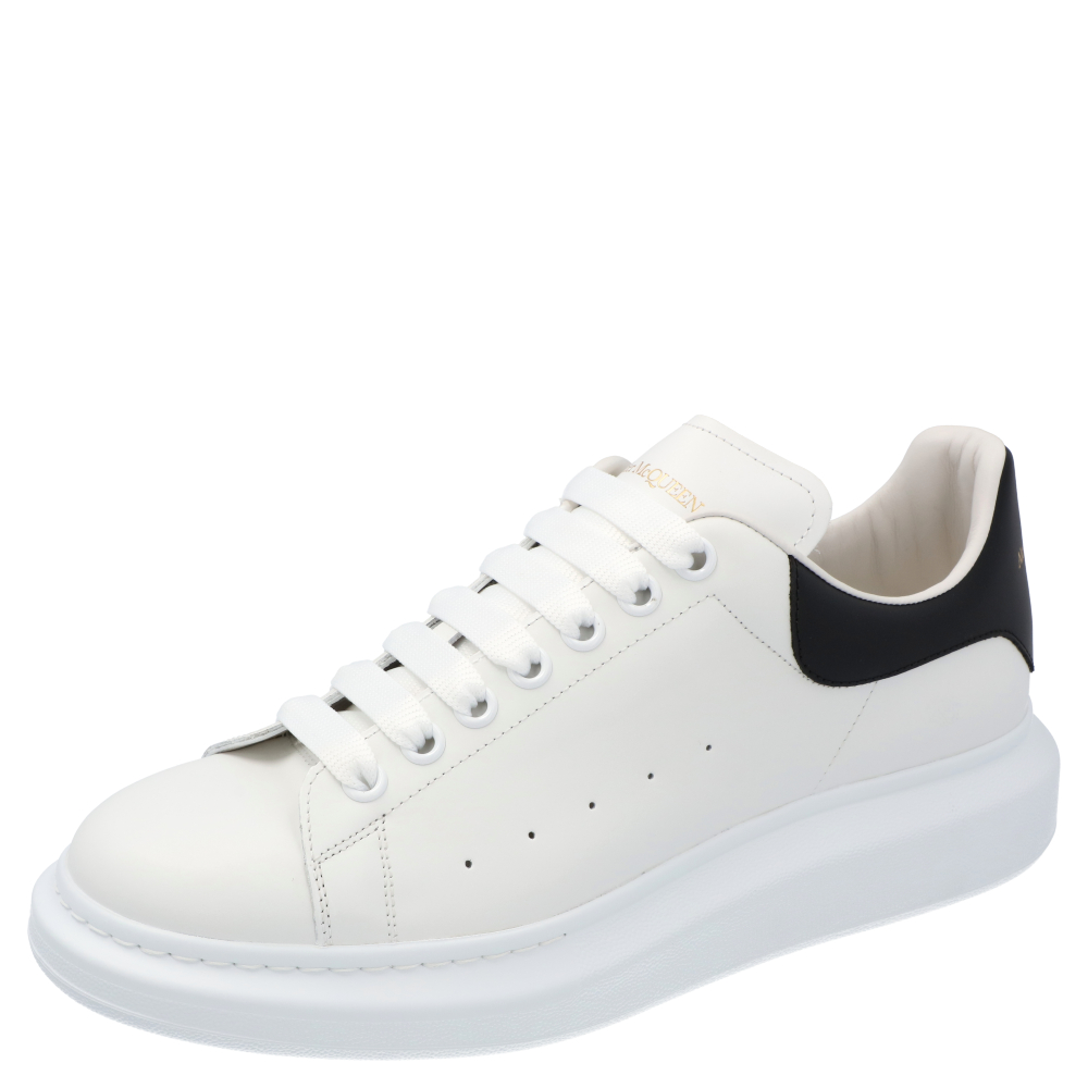 Pre-owned Alexander Mcqueen White Oversized Runner Sneakers Size Eu 39