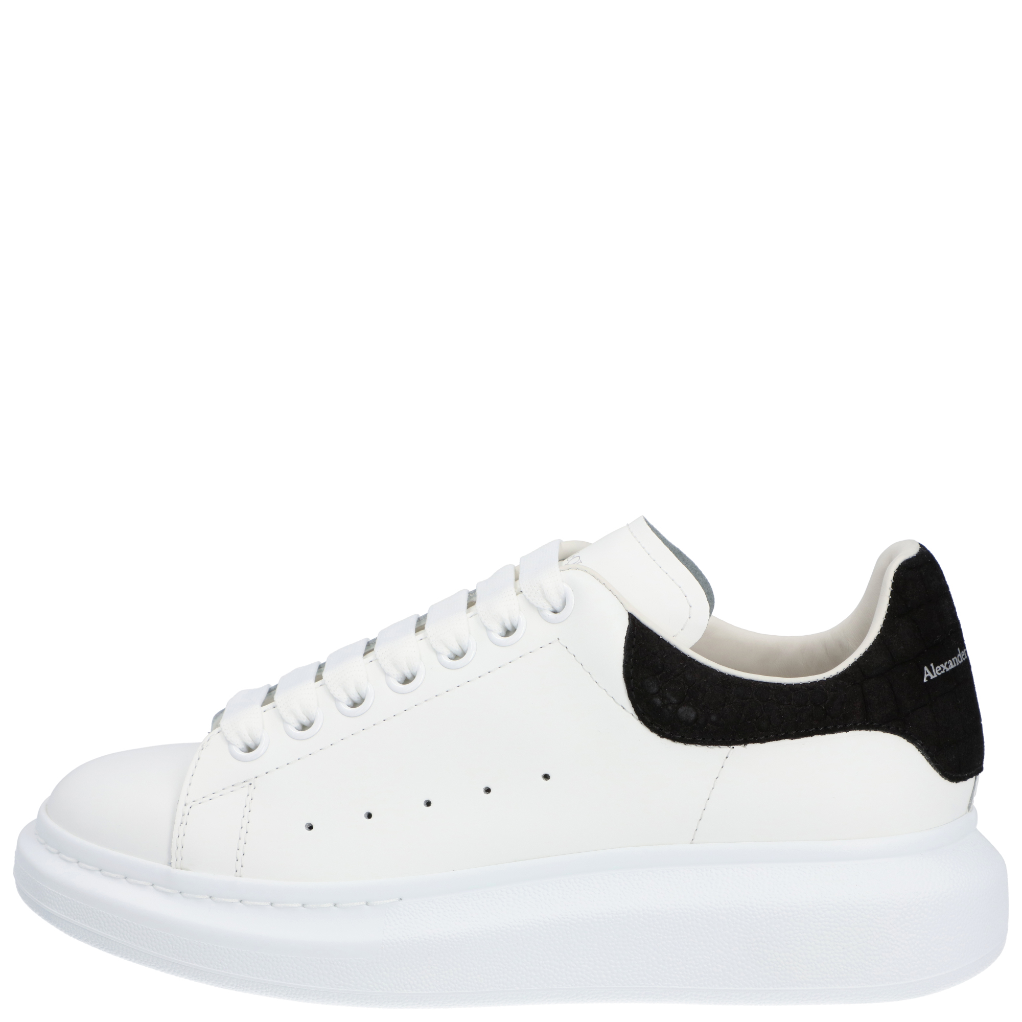 

Alexander McQueen White/Black Oversized Sneakers Size EU