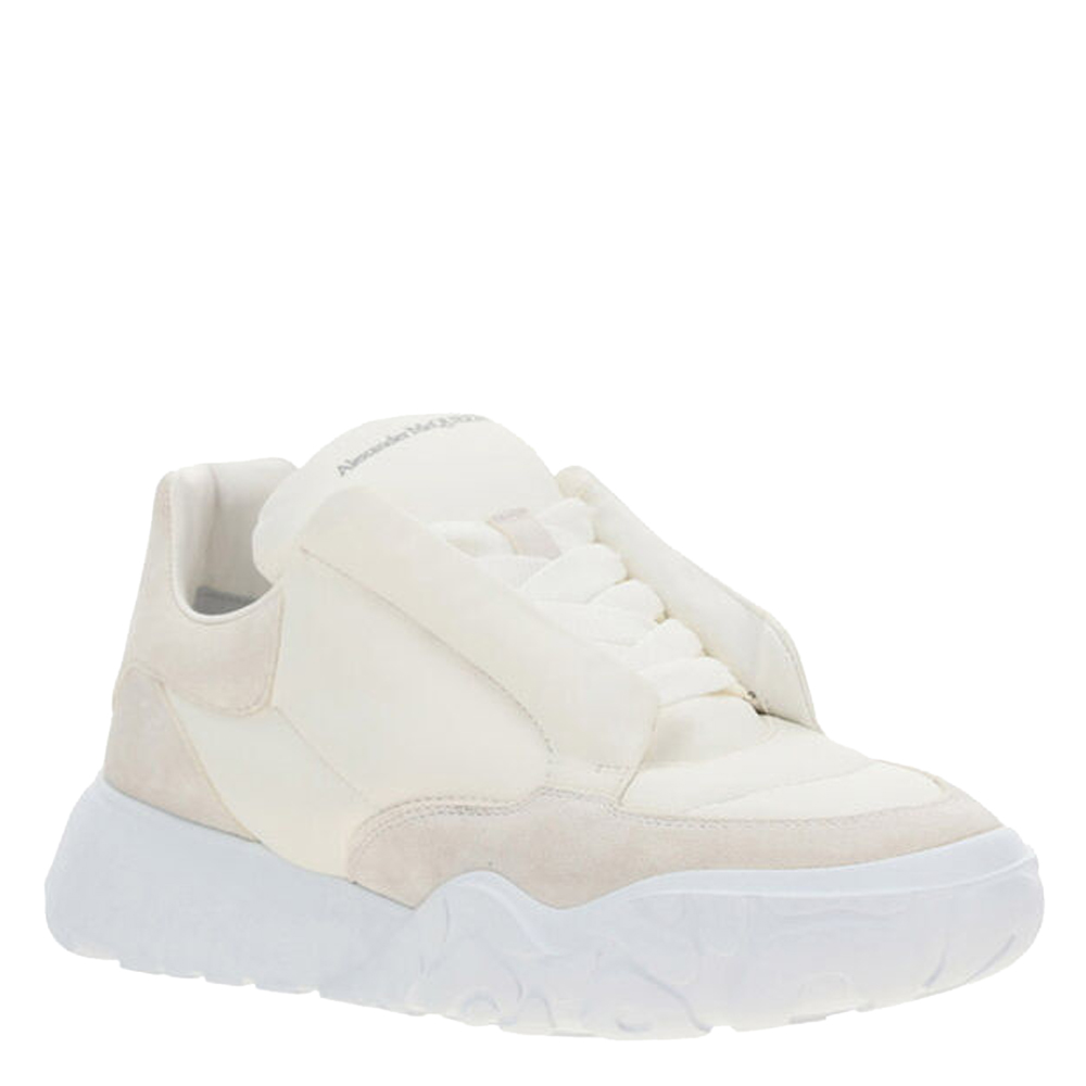 

Alexander McQueen White Leather/Suede Sneakers Size  IT