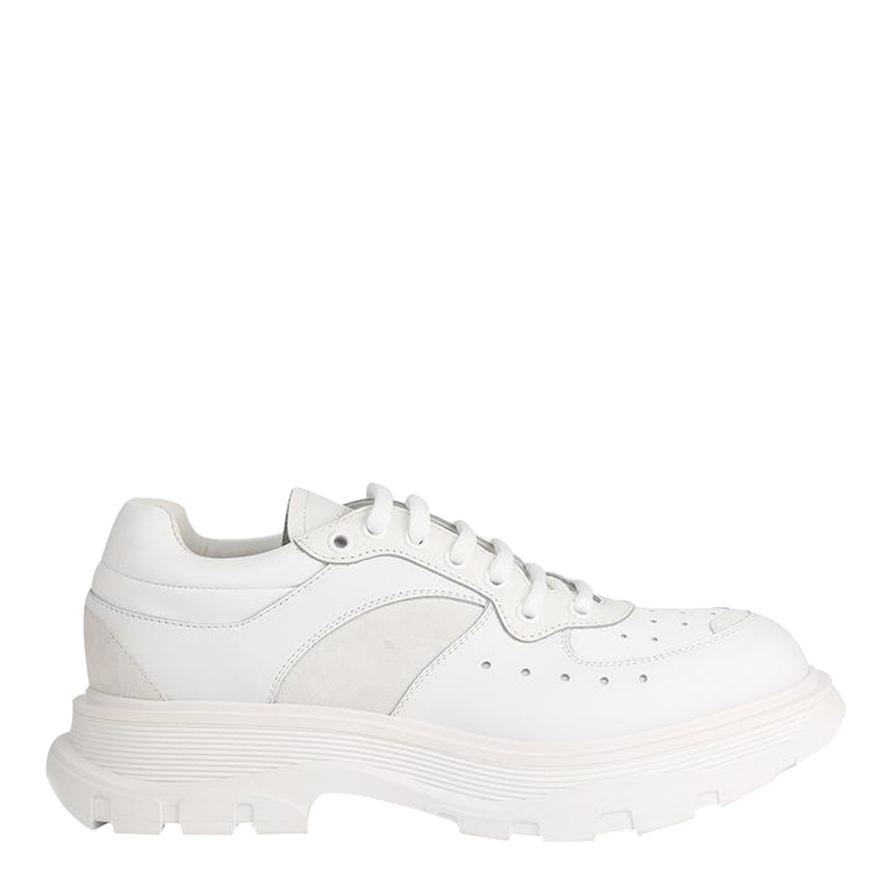 

Alexander Mcqueen White Tread Slick Lace Up Sneakers Size EU