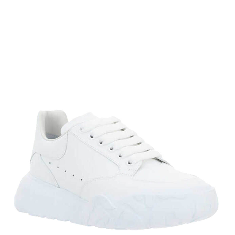 

Alexander McQueen White Leather Court Sneakers Size  IT