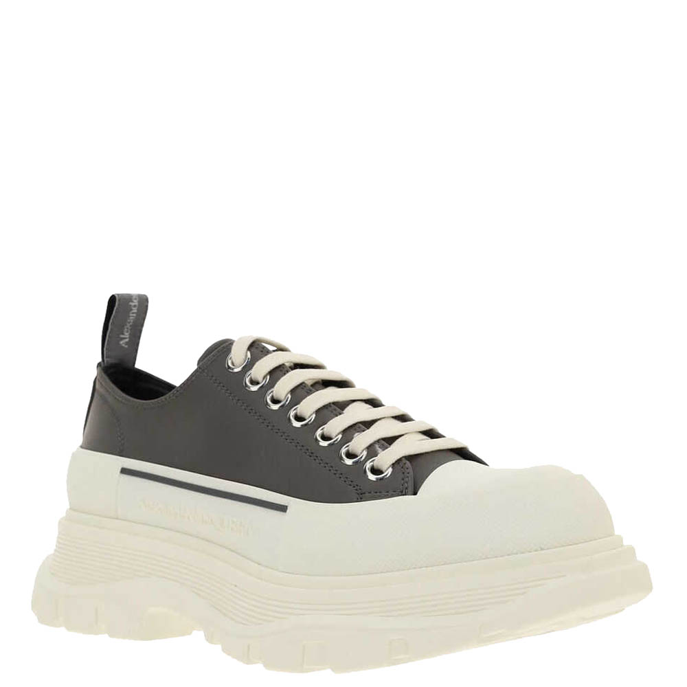 

Alexander McQueen Grey/White Tread Slick Sneakers Size IT