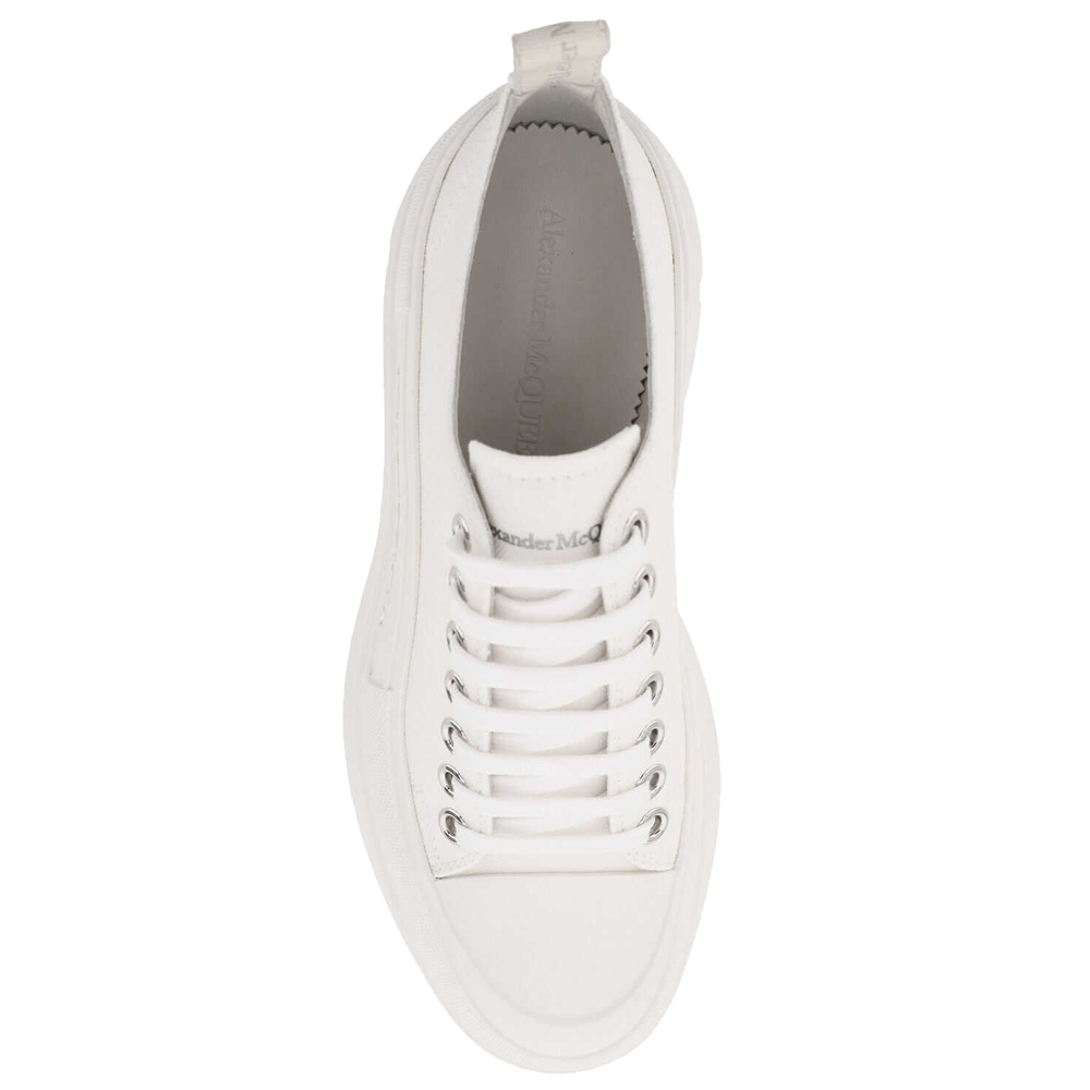 

Alexander McQueen White Tread Slick Lace-Up Shoes Size IT