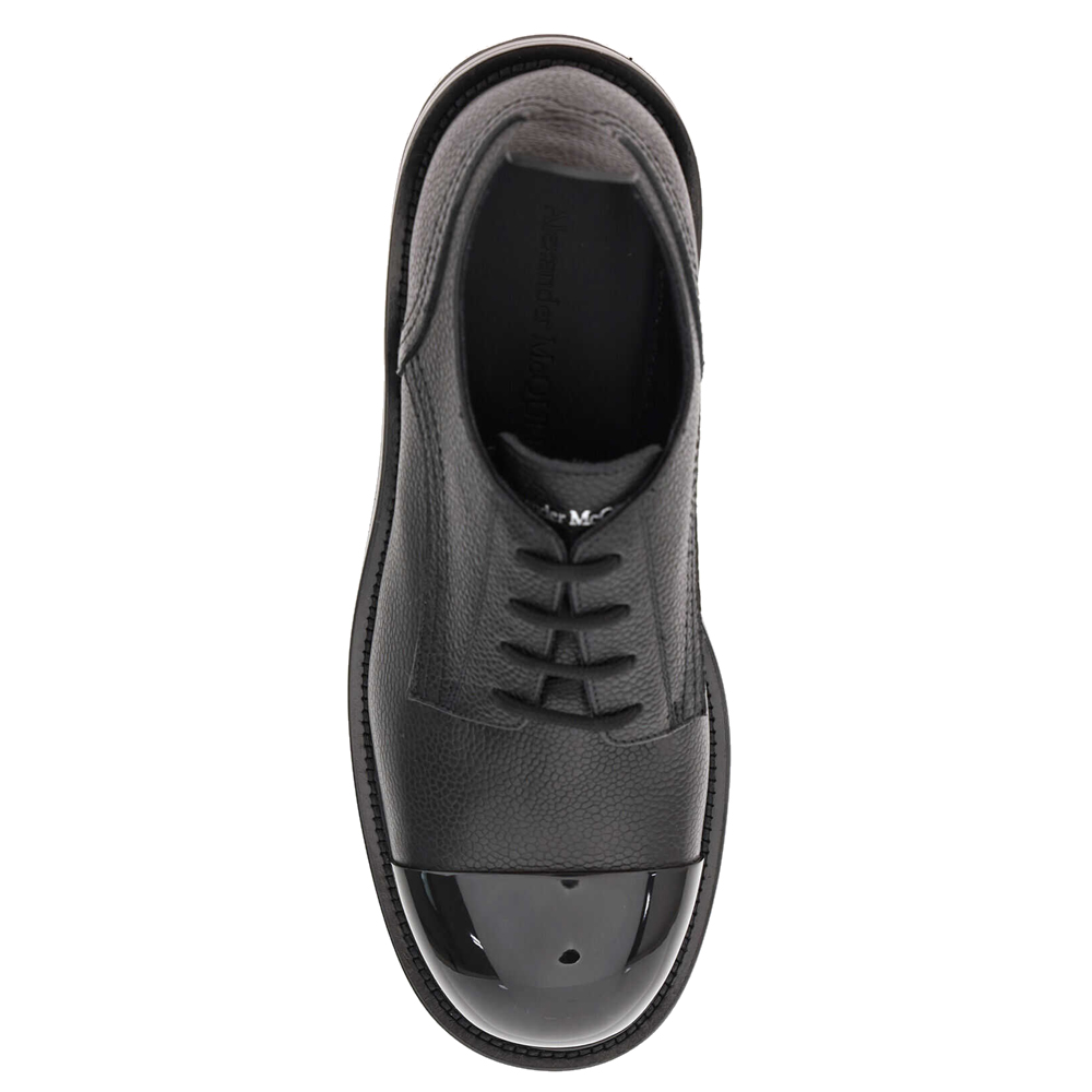 

Alexander McQueen Black Worker Lace-Up Shoes Size IT
