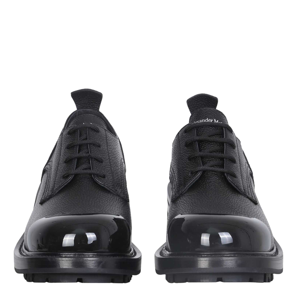 

Alexander McQueen Black Worker Lace-Up Shoes Size IT