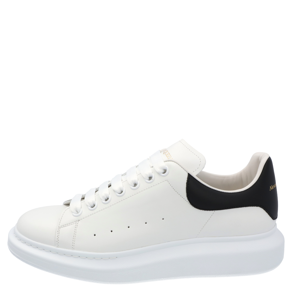 

Alexander McQueen Ivory/Black Oversized Sneakers Size EU, White