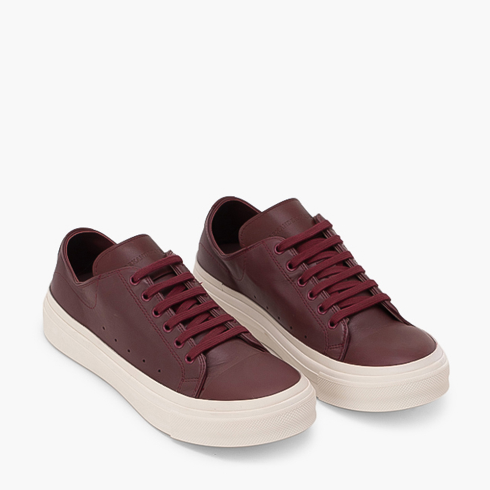 

Alexander McQueen Red Leather Platform Solid Sneakers Size EU