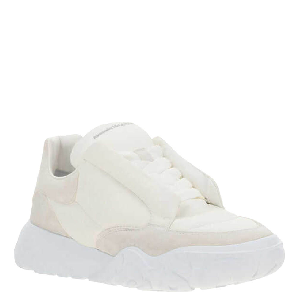 

Alexander McQueen White Leather/Suede Court Sneakers Size IT