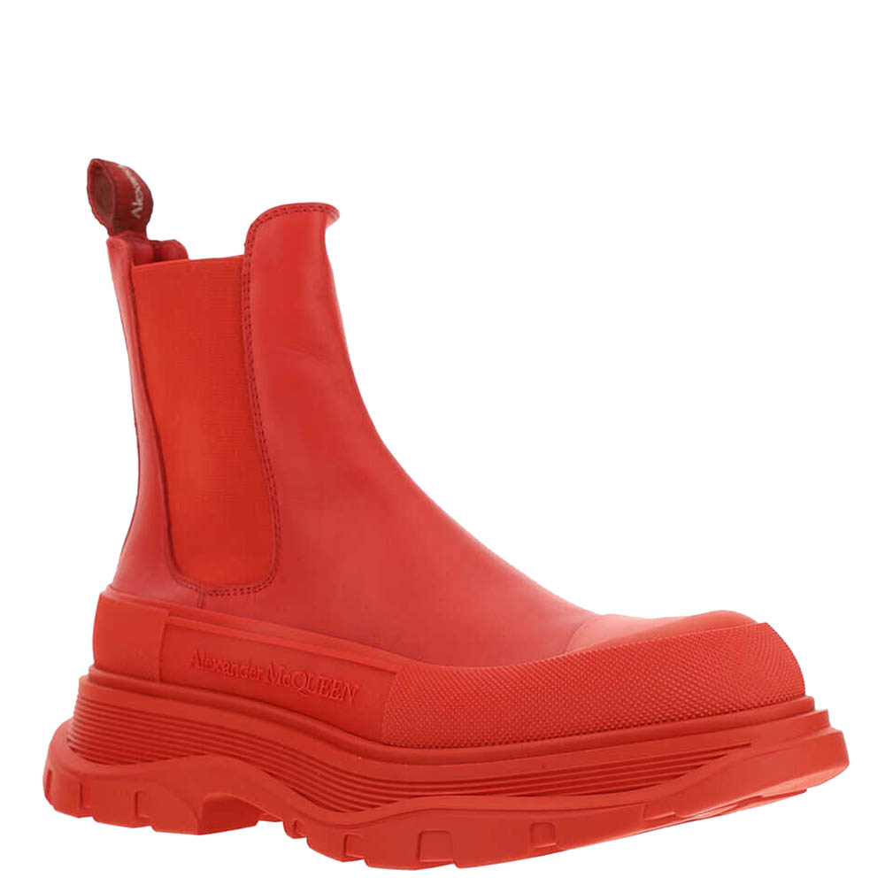 

Alexander McQueen Red Tread Slick Boots Size IT