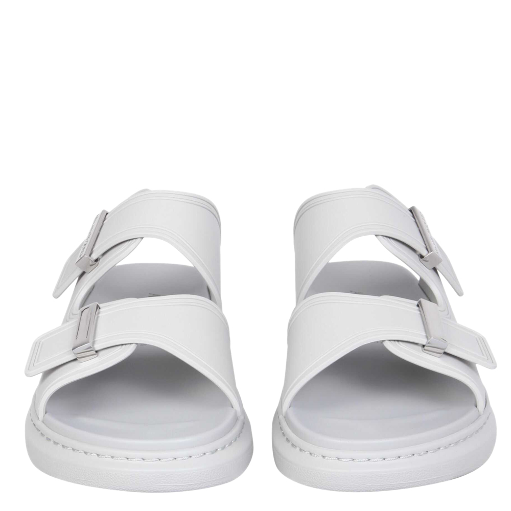 

Alexander McQueen White Hybrid Oversized Slide Sandals Size IT