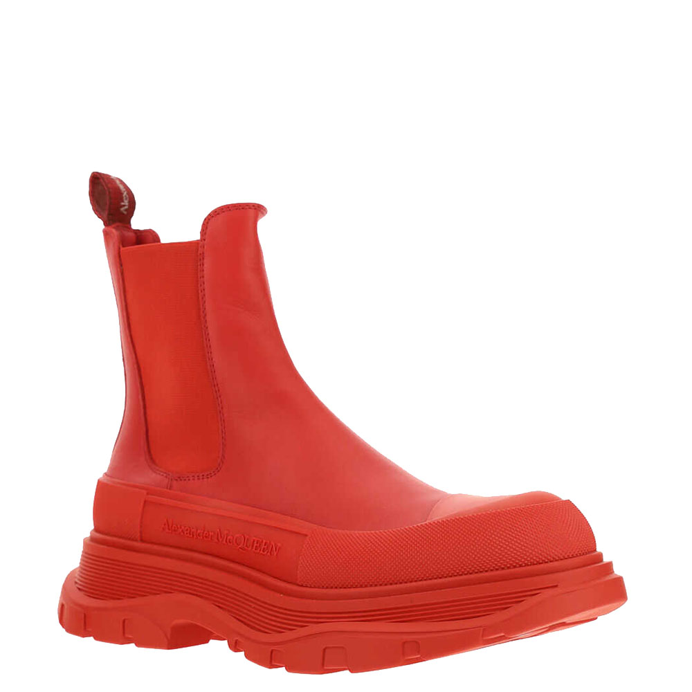 

Alexander McQueen Red Tread Slick Boots Size IT