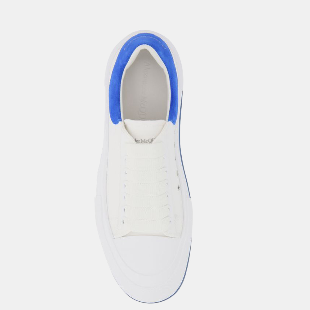 

Alexander Mcqueen White/Blue Suede Sneaker Size EU