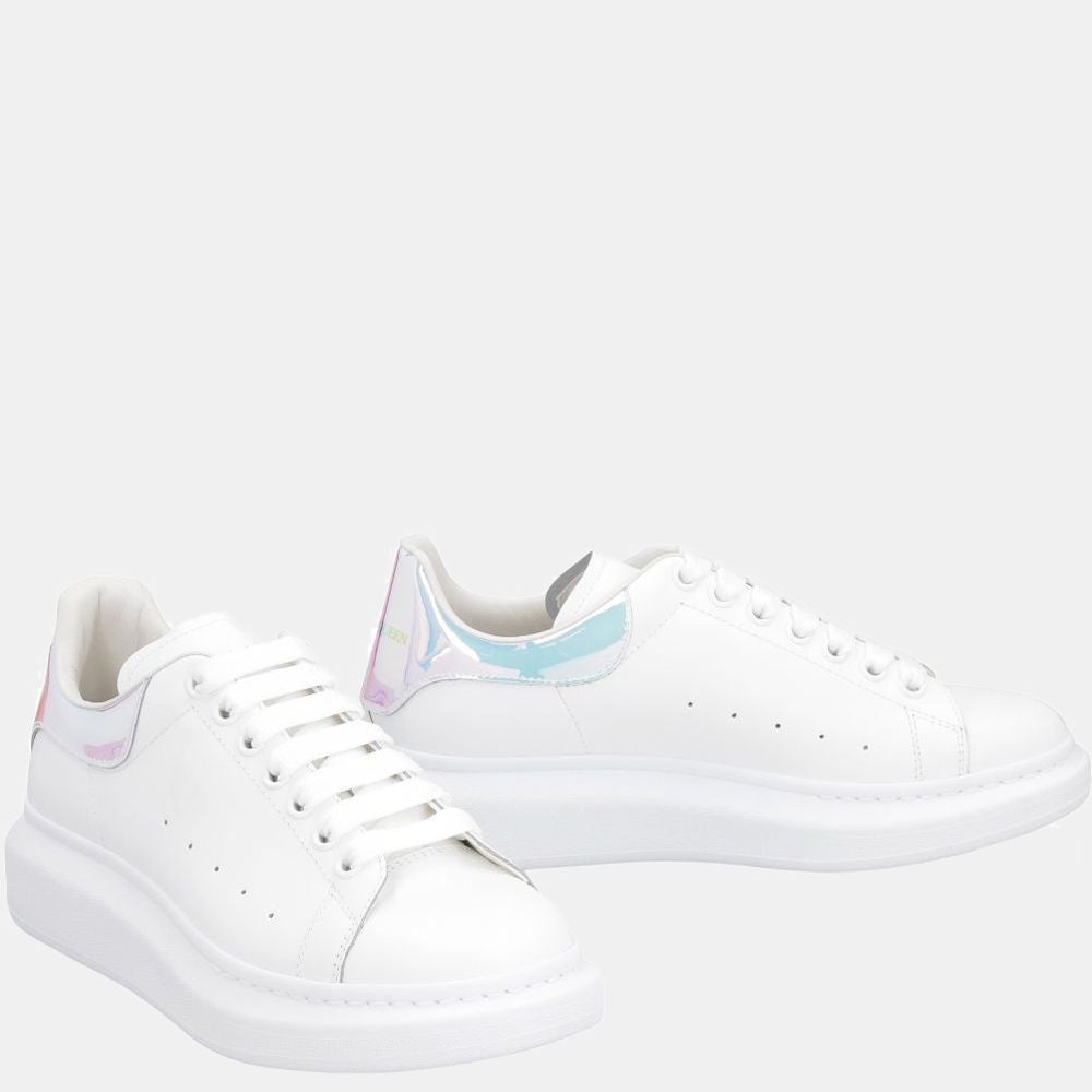 

Alexander Mcqueen White/Silver Oversized Sneakers Size EU