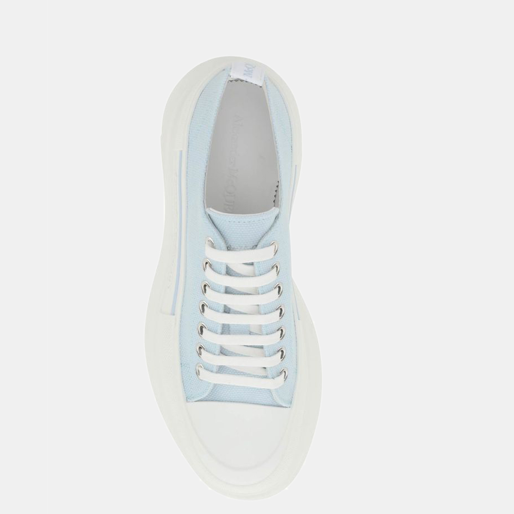 

Alexander Mcqueen Blue/White Tread Slick Sneakers Size EU