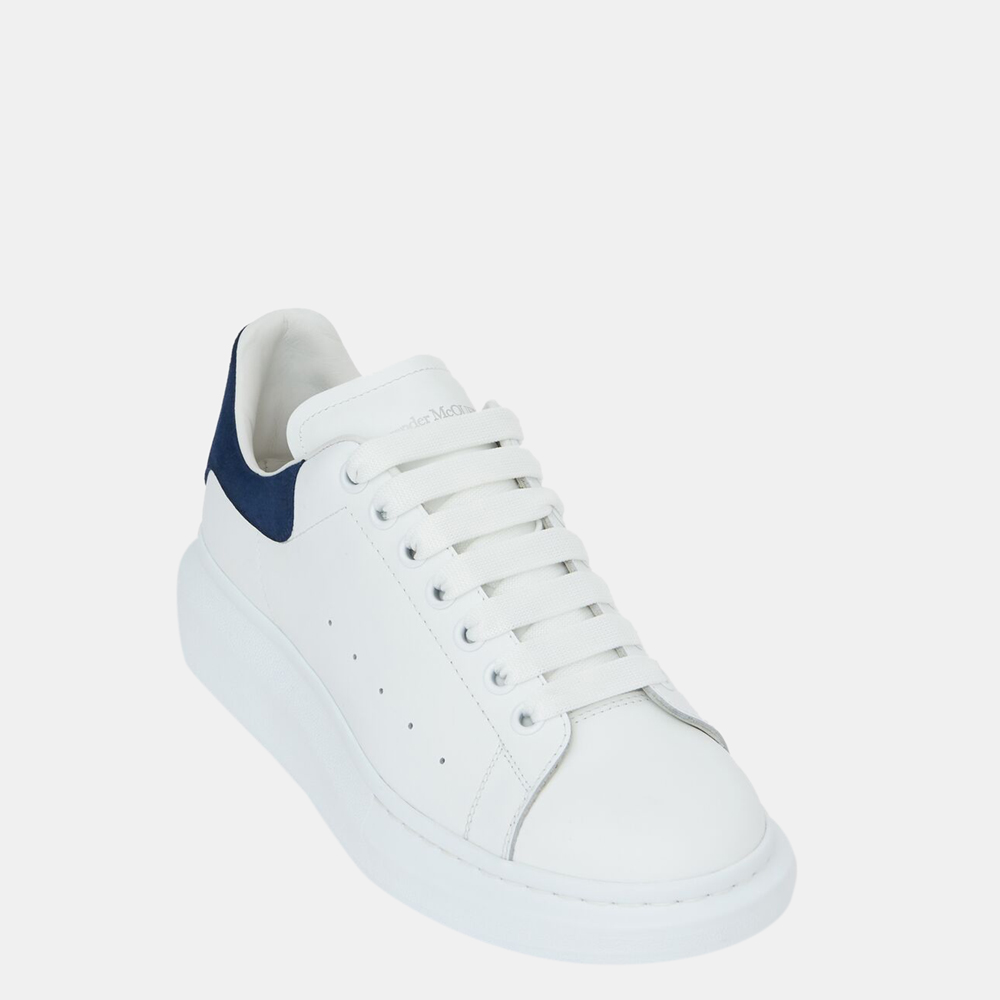 

Alexander McQueen White/Paris Blue Oversized Sneakers Size EU