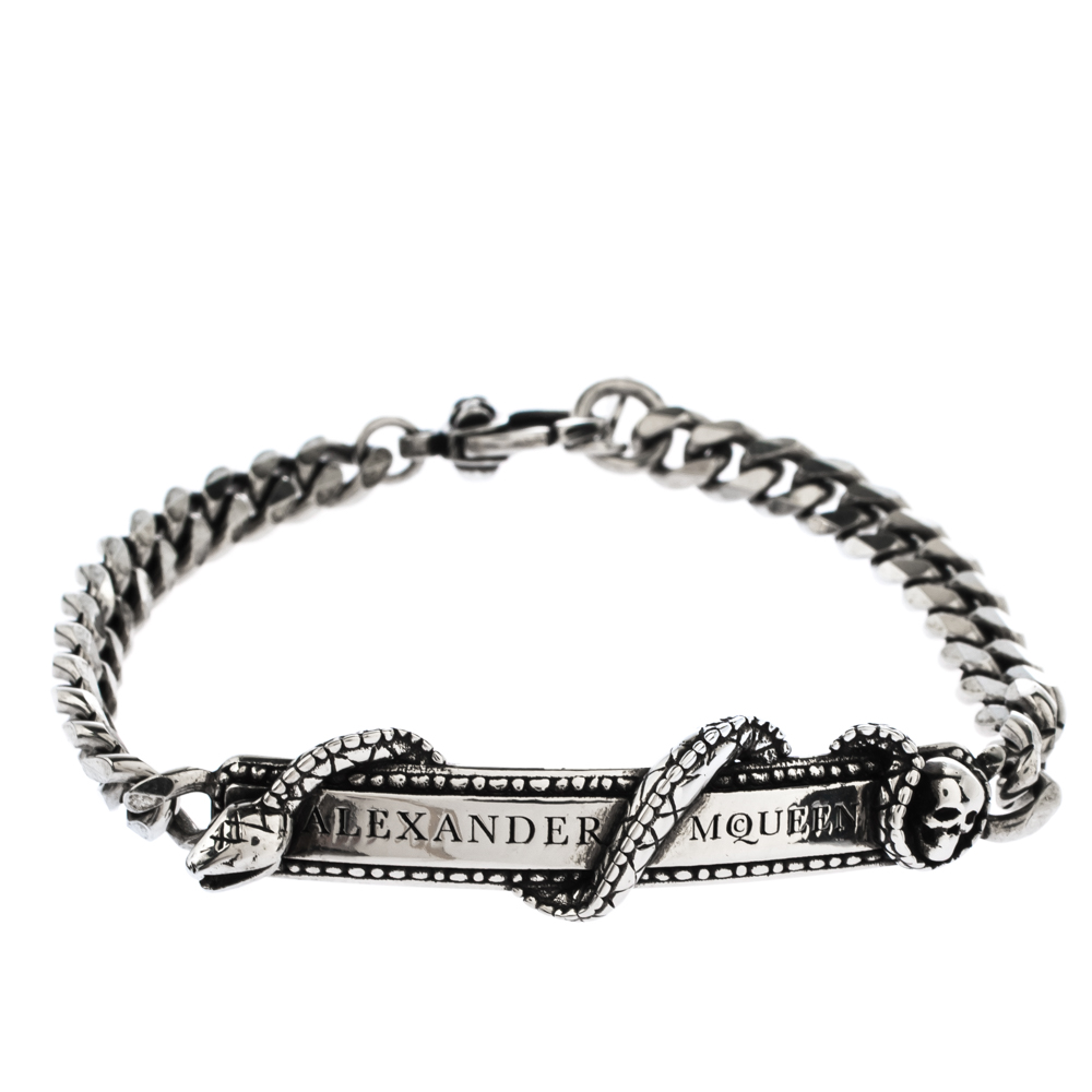 alexander mcqueen snake bracelet