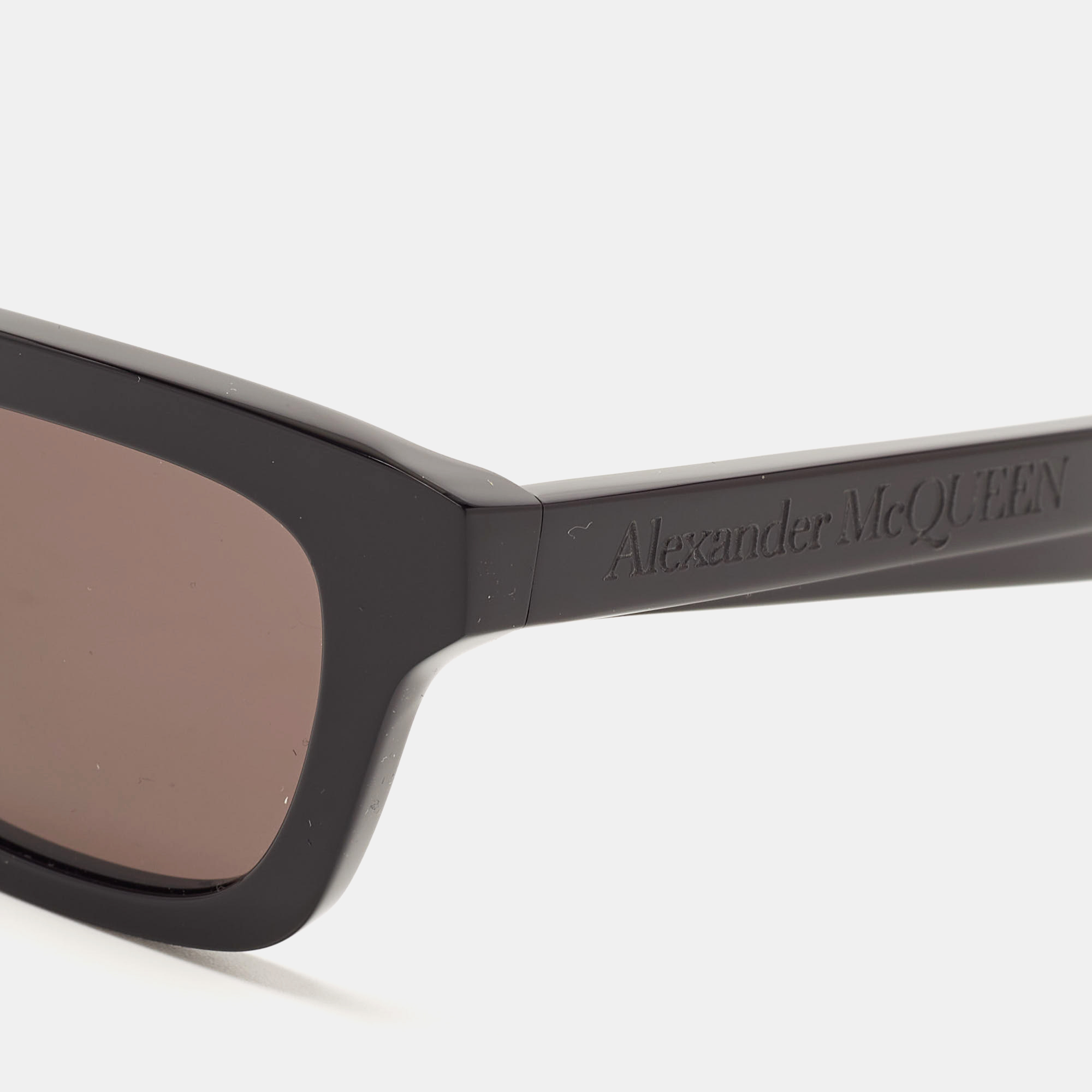 

Alexander McQueen Black AM0392S Square Sunglasses